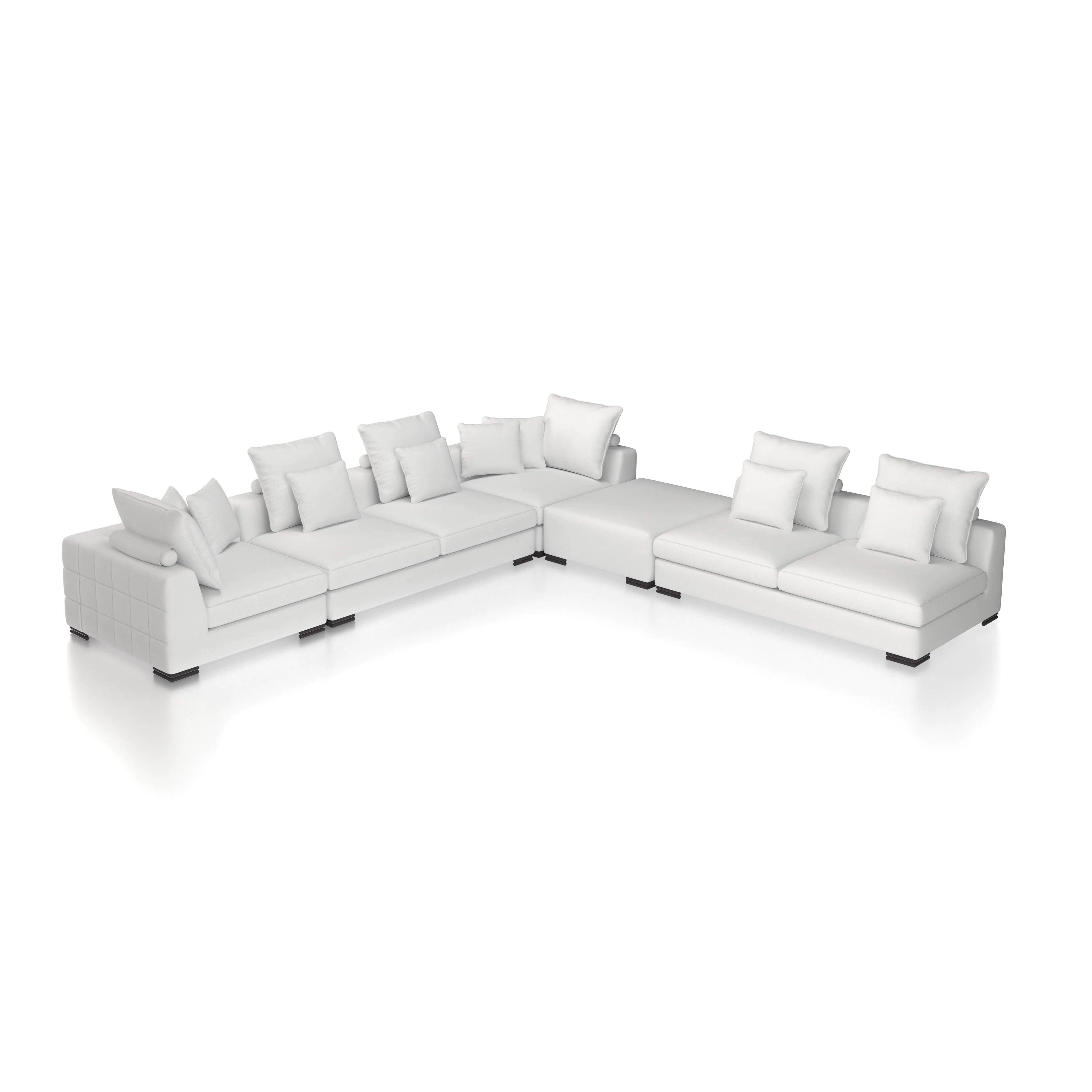 Sofa modułowa CLIFFORD - element środkowy 2-osobowy jasnobeżowy Eichholtz Eye on Design