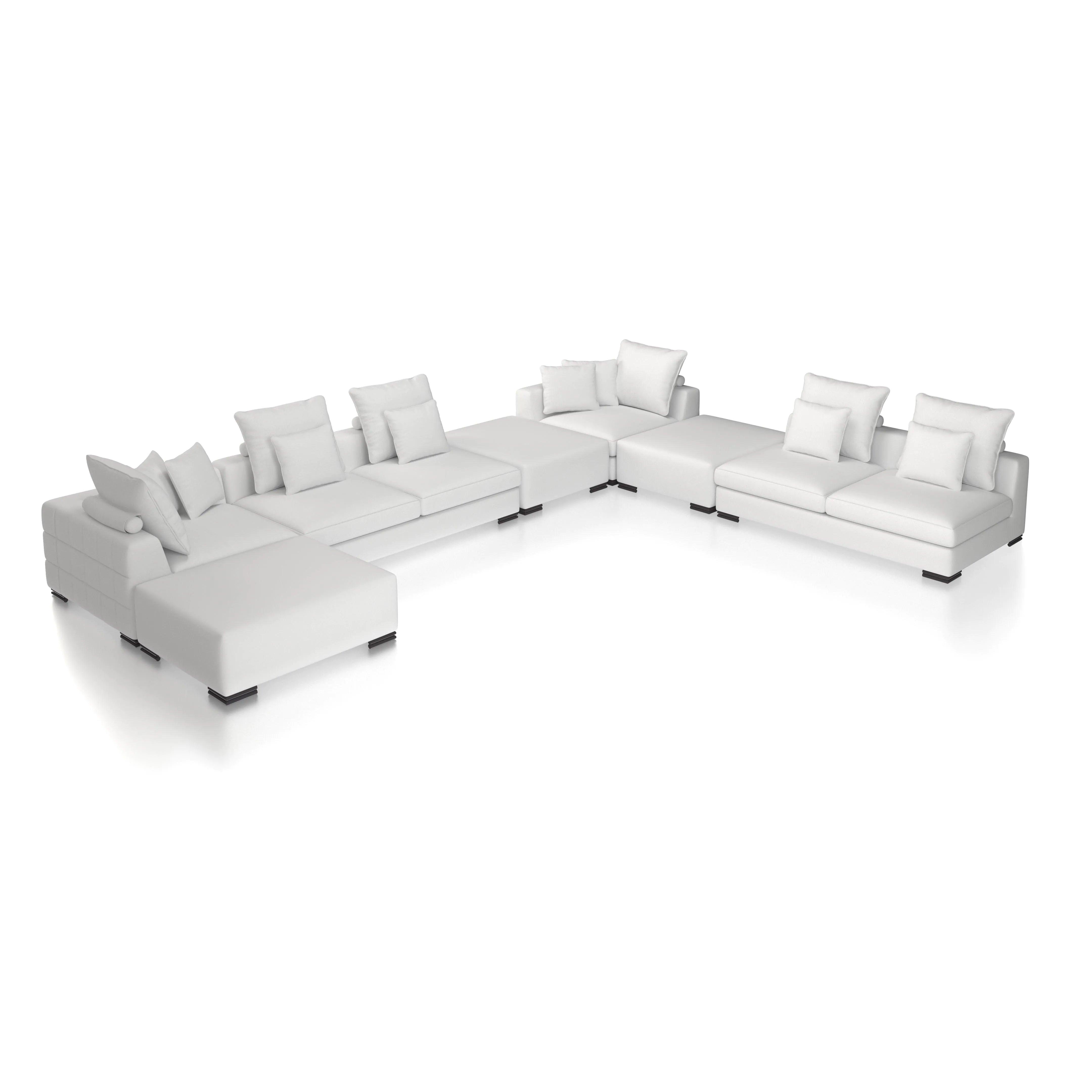Sofa modułowa CLIFFORD - element środkowy 2-osobowy jasnobeżowy Eichholtz Eye on Design