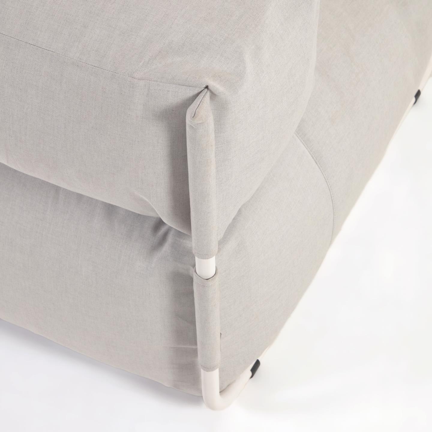 Sofa modułowa ogrodowa SQUARE - fotel jasnoszary La Forma Eye on Design