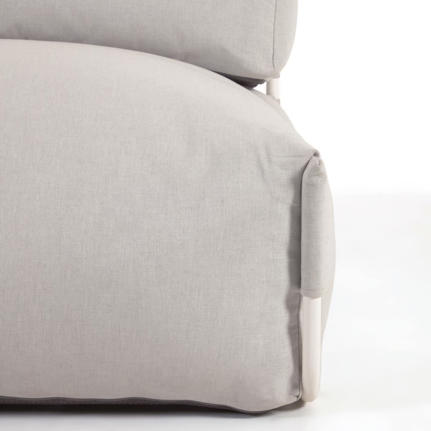 Sofa modułowa ogrodowa SQUARE - fotel jasnoszary La Forma Eye on Design