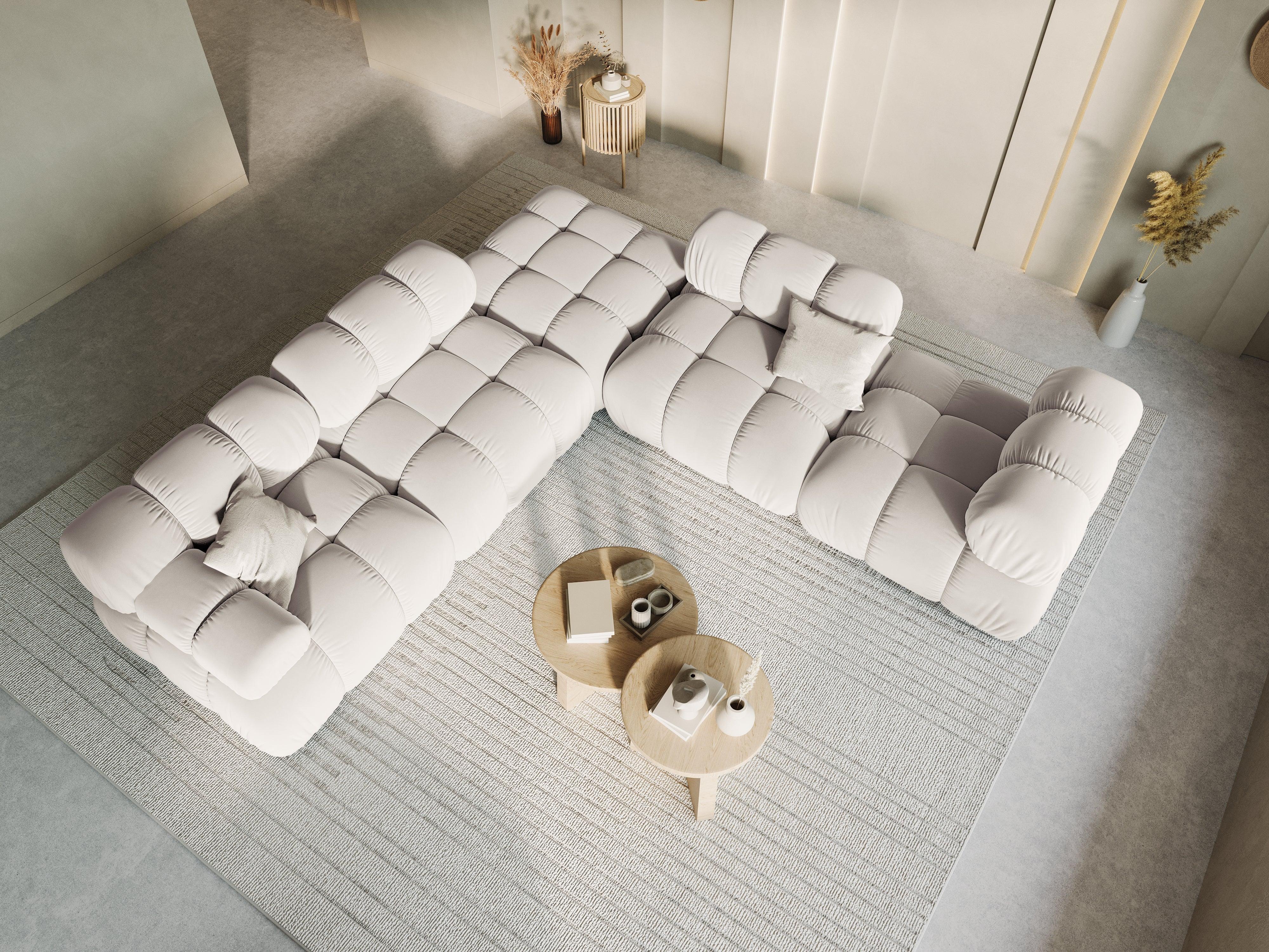Sofa modułowa TROPEA - moduł lewostronny jasnobeżowy Milo Casa Eye on Design