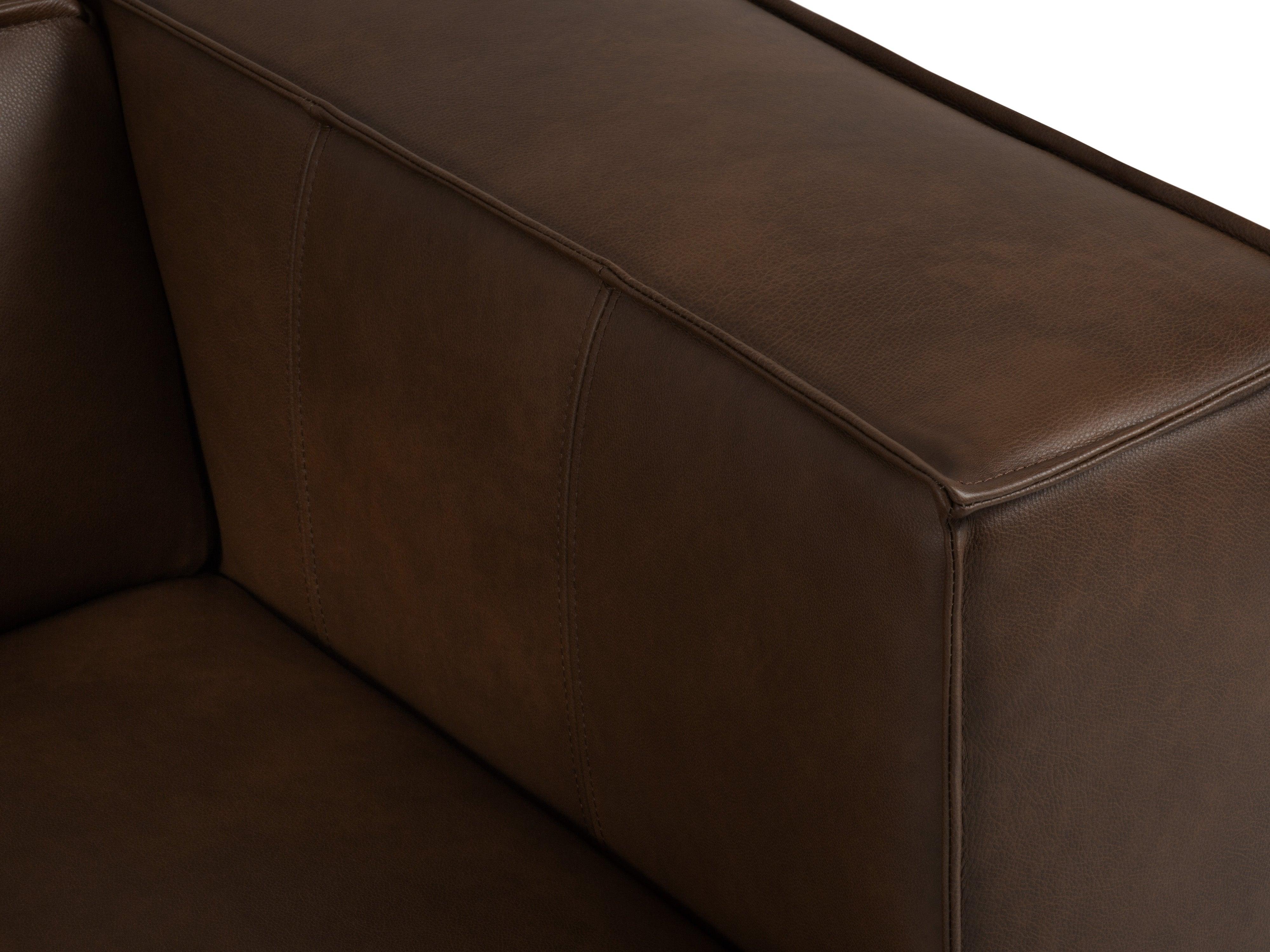 Sofa narożna skórzana MADAME czekoladowy brąz Windsor & Co Eye on Design