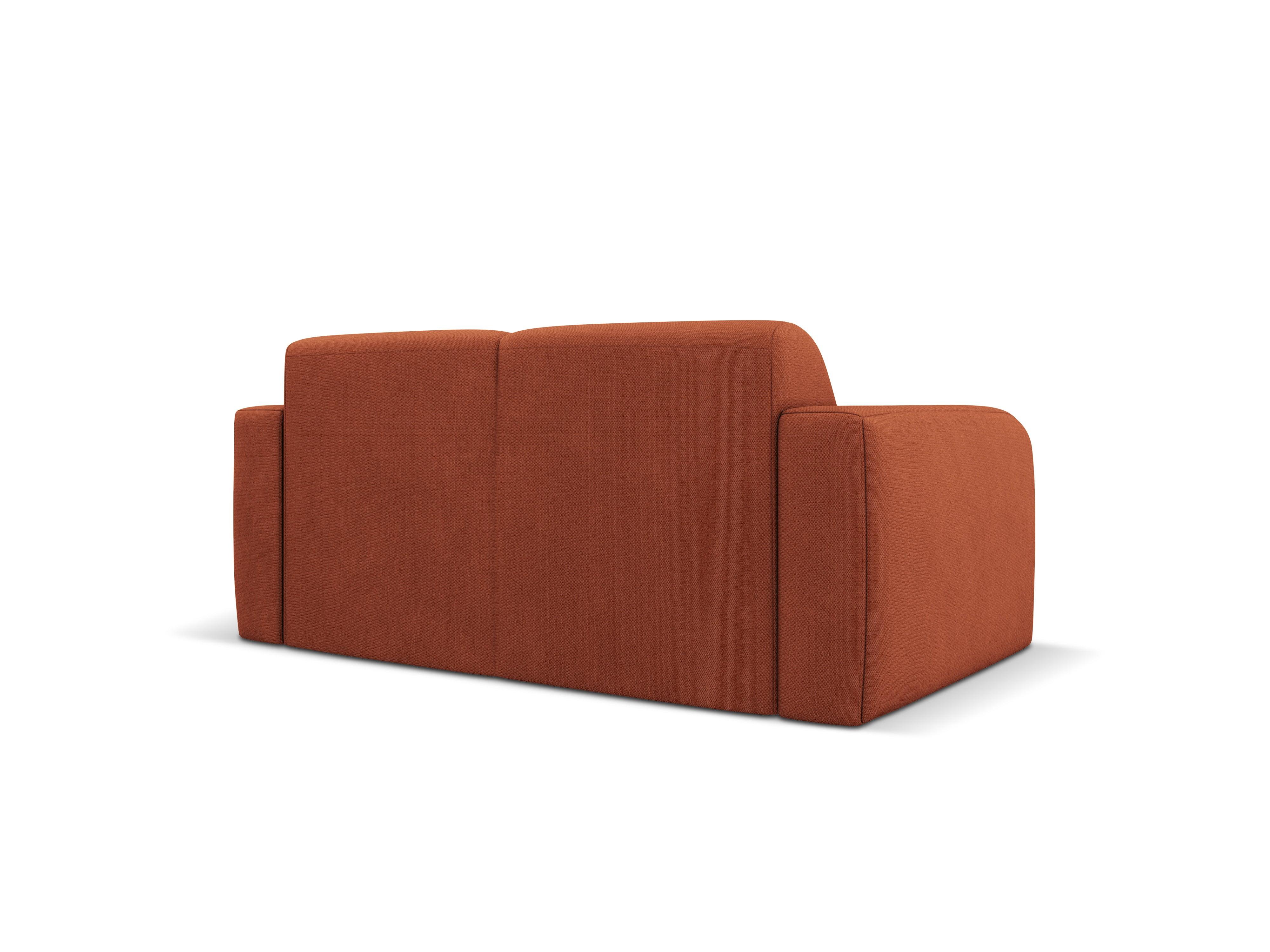Sofa w tkaninie chenillowej 2-osobowa LOLA pomarańczowy Windsor & Co Eye on Design