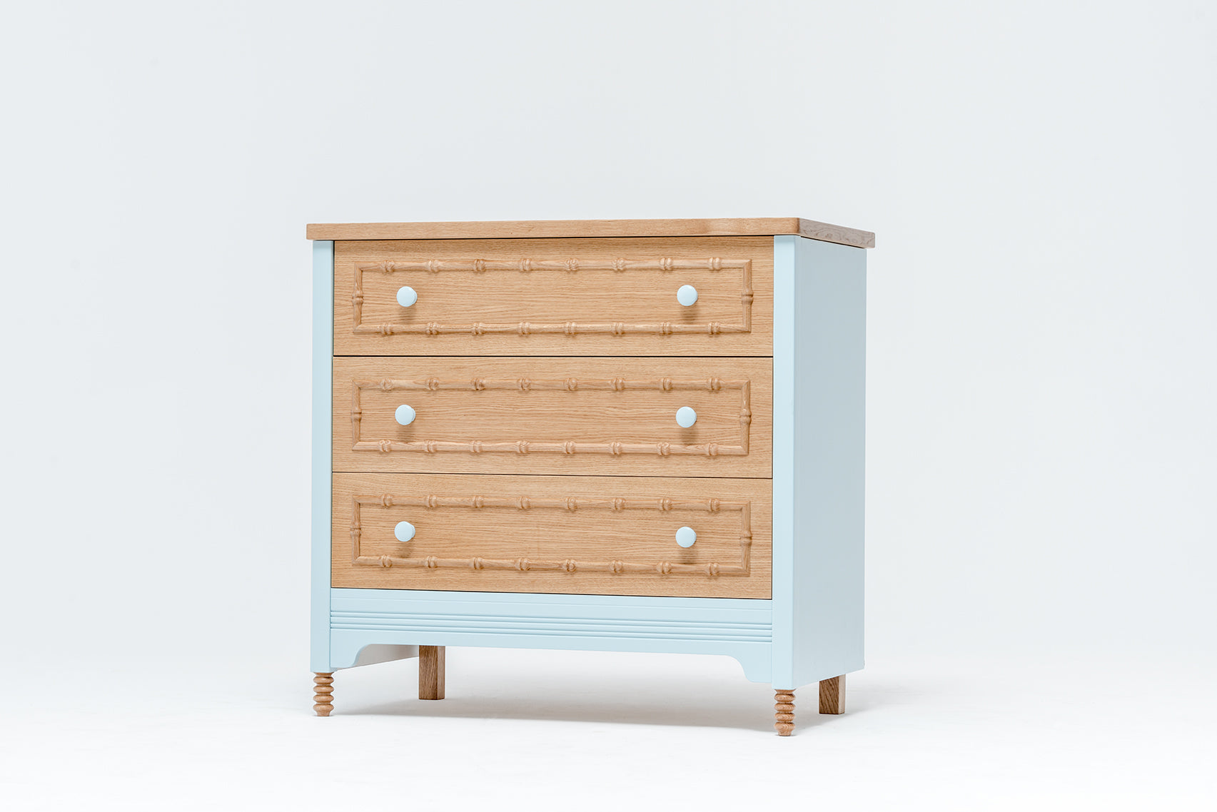 Children's dresser SOFIA 3 light blue
