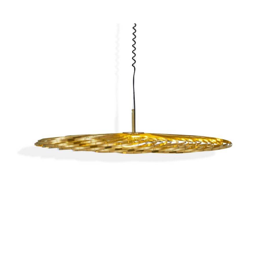 Spring zloty hanging lamp