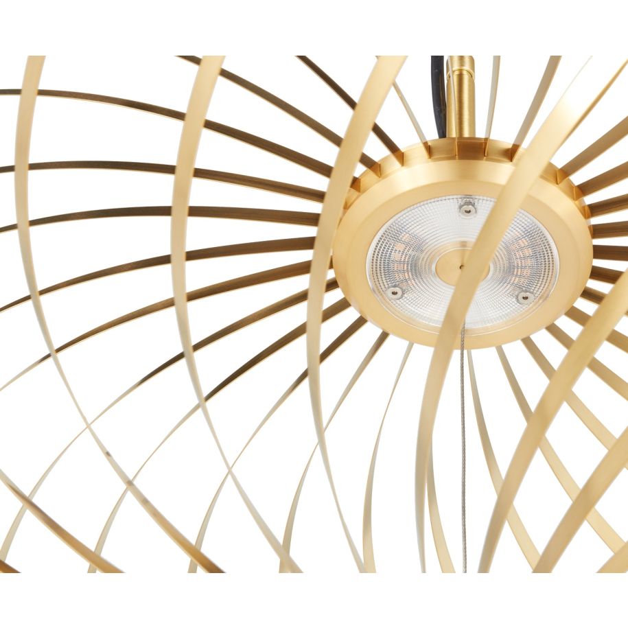 Spring zloty hanging lamp