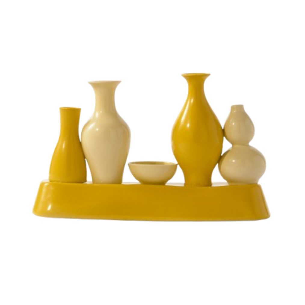 SHANGHAI Vase gelb