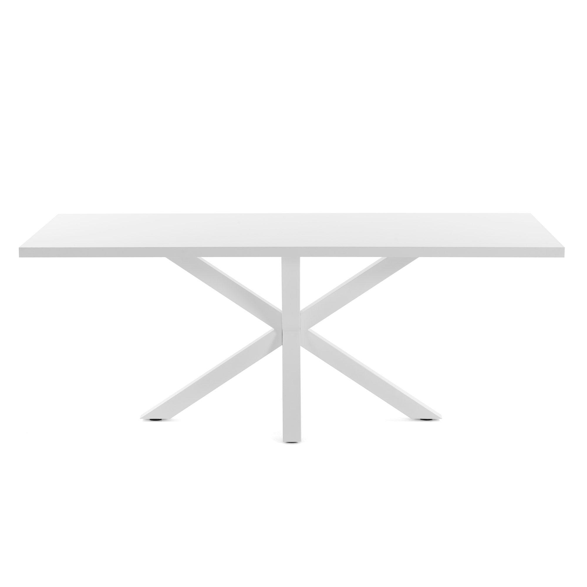 Stół ARGO biały z białą podstawą La Forma Eye on Design