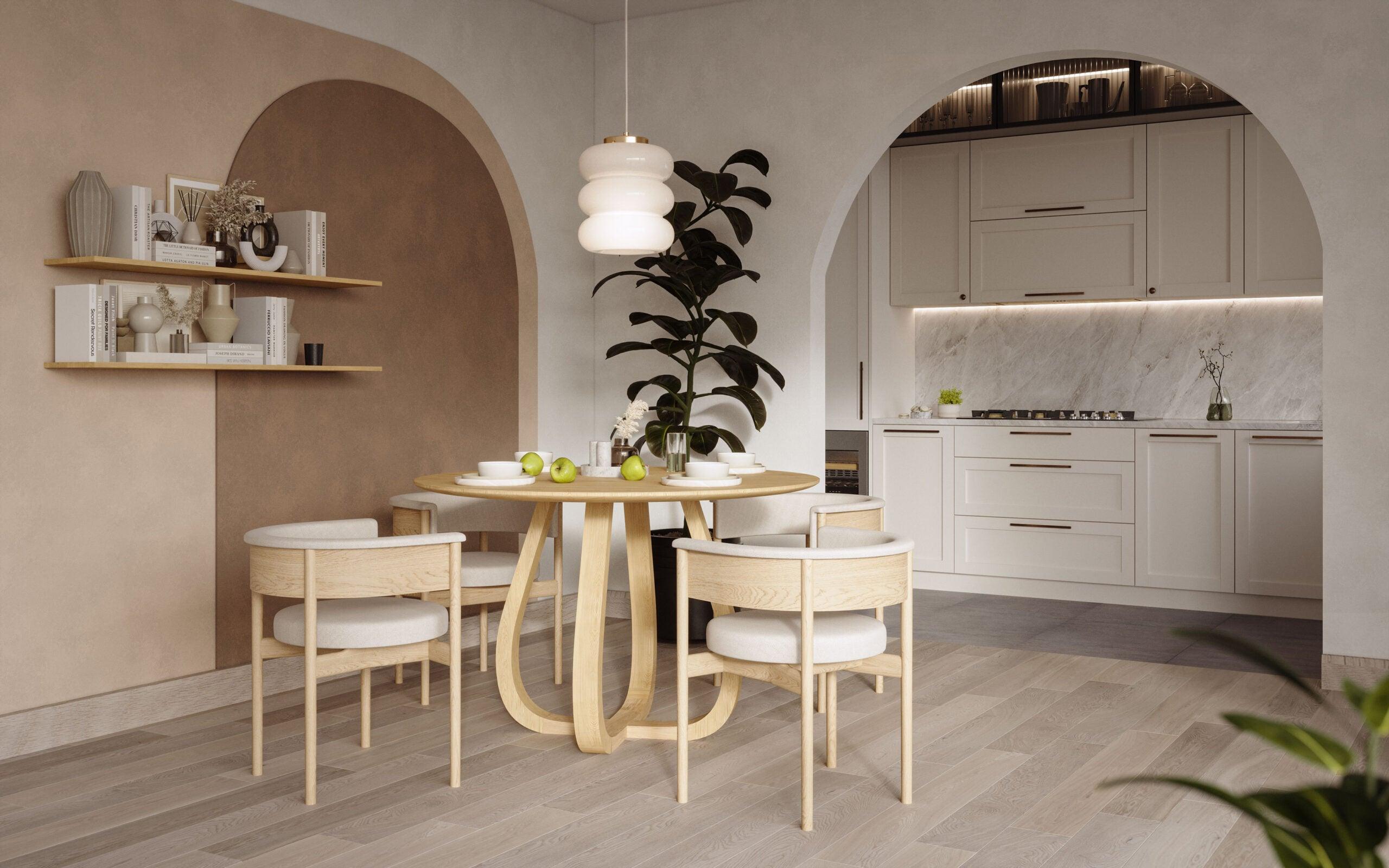 Stół okrągły LUP dębowy Szyszka Design Eye on Design