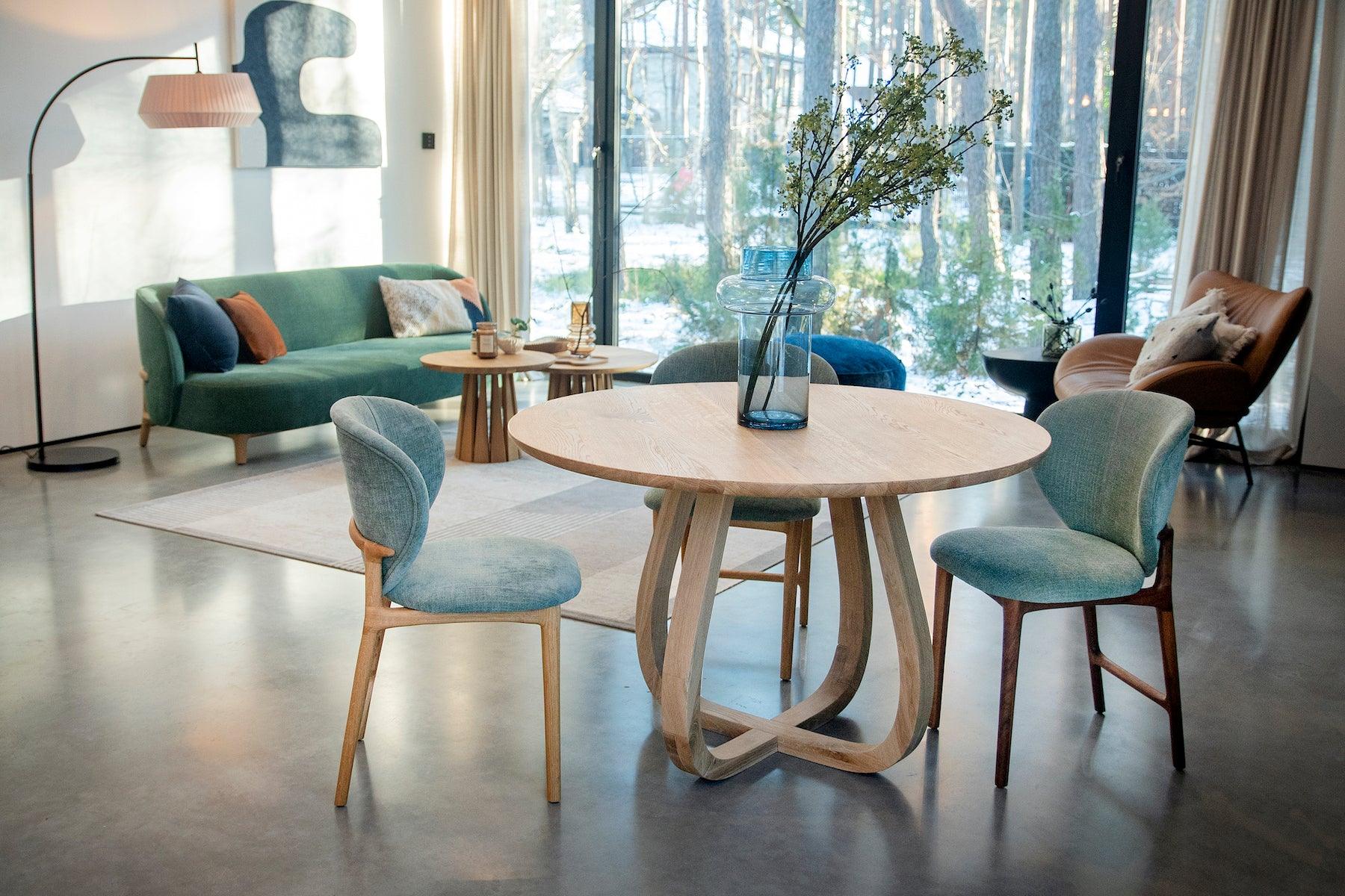 Stół okrągły LUP dębowy Szyszka Design Eye on Design