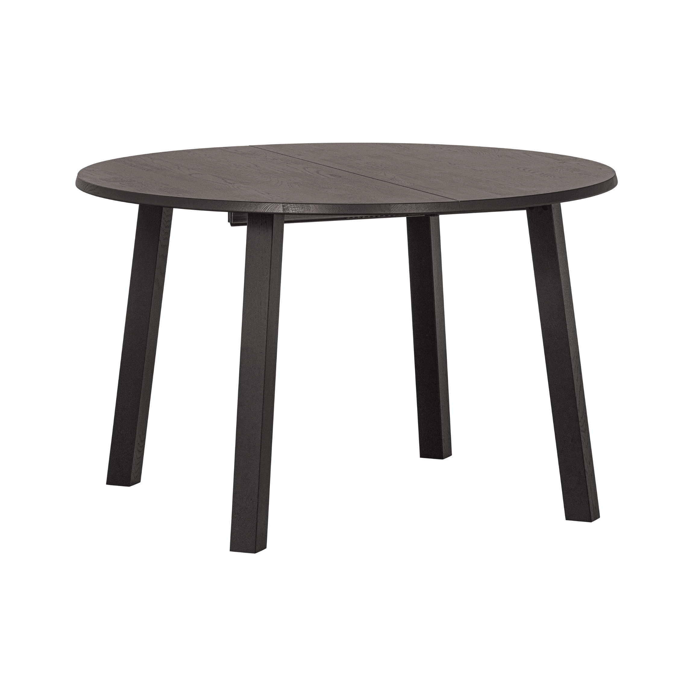 Stół okrągły rozkładany LANGE czarny dąb Woood Exclusive Eye on Design
