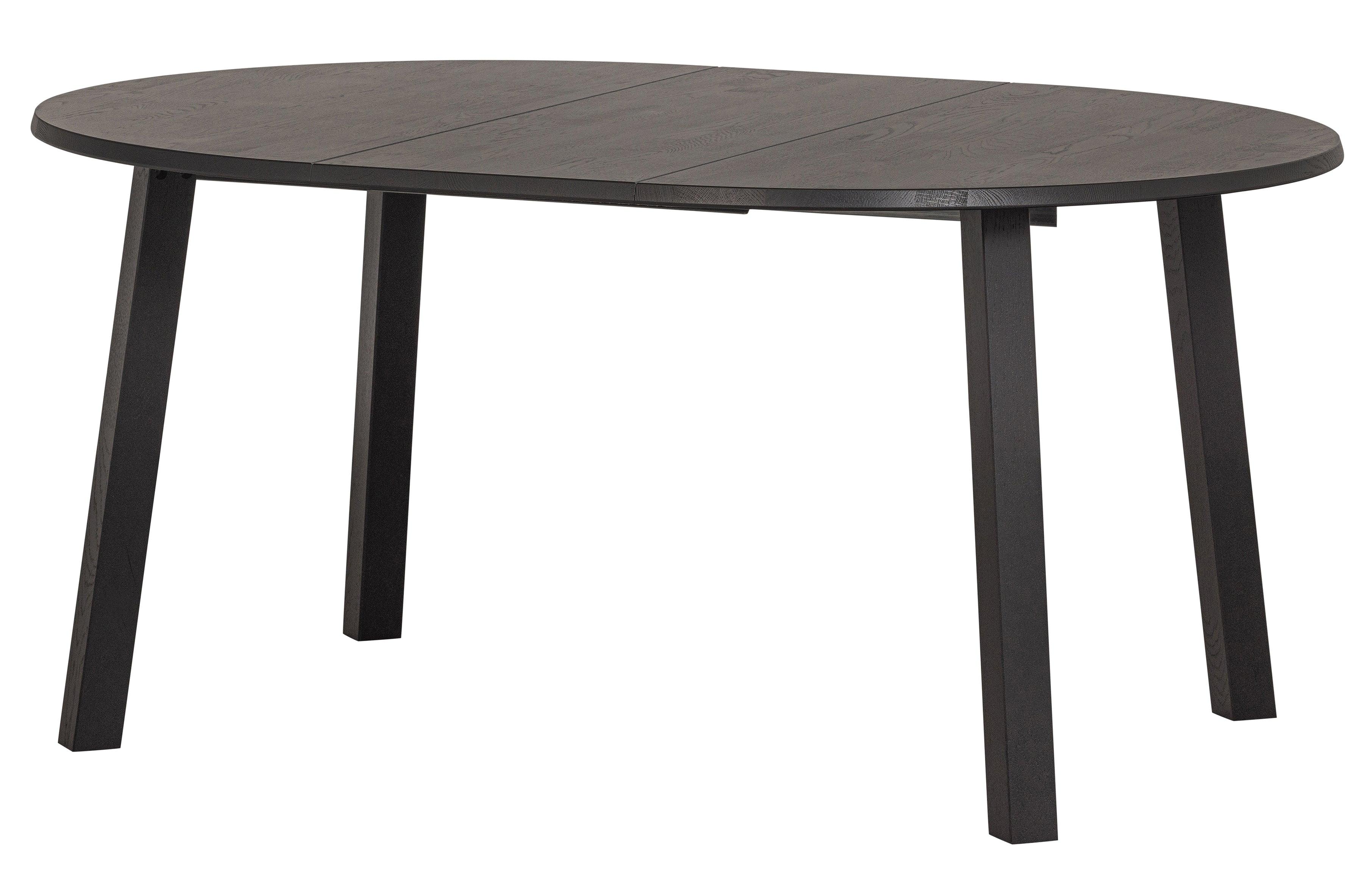Stół okrągły rozkładany LANGE czarny dąb Woood Exclusive Eye on Design