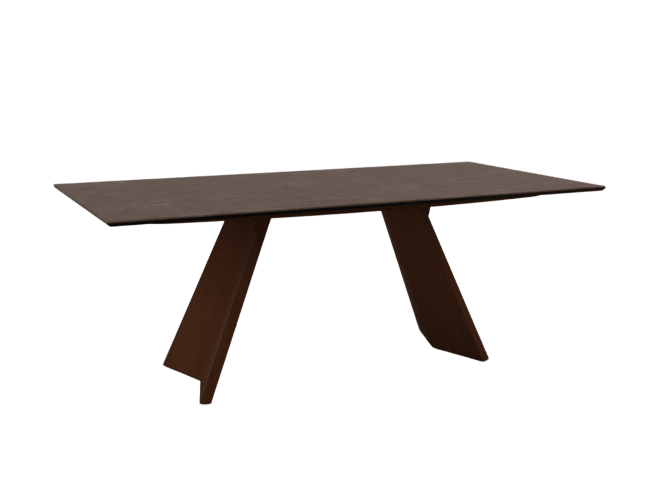 Stół prostokątny ICARO brązowa ceramika Calligaris Eye on Design