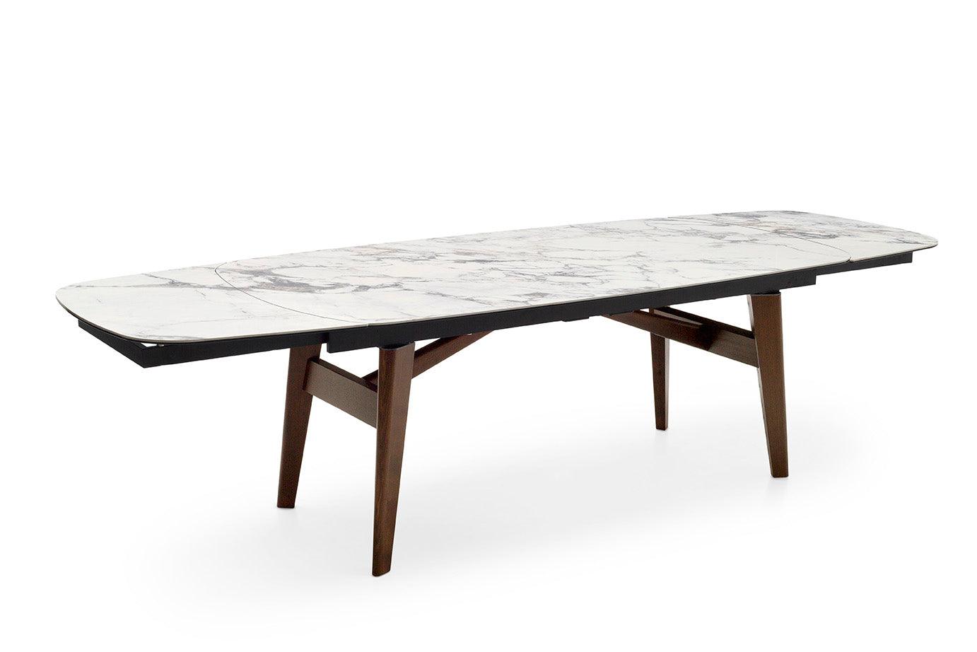 Stół rozkładany ABREY biały marmur Calligaris Eye on Design