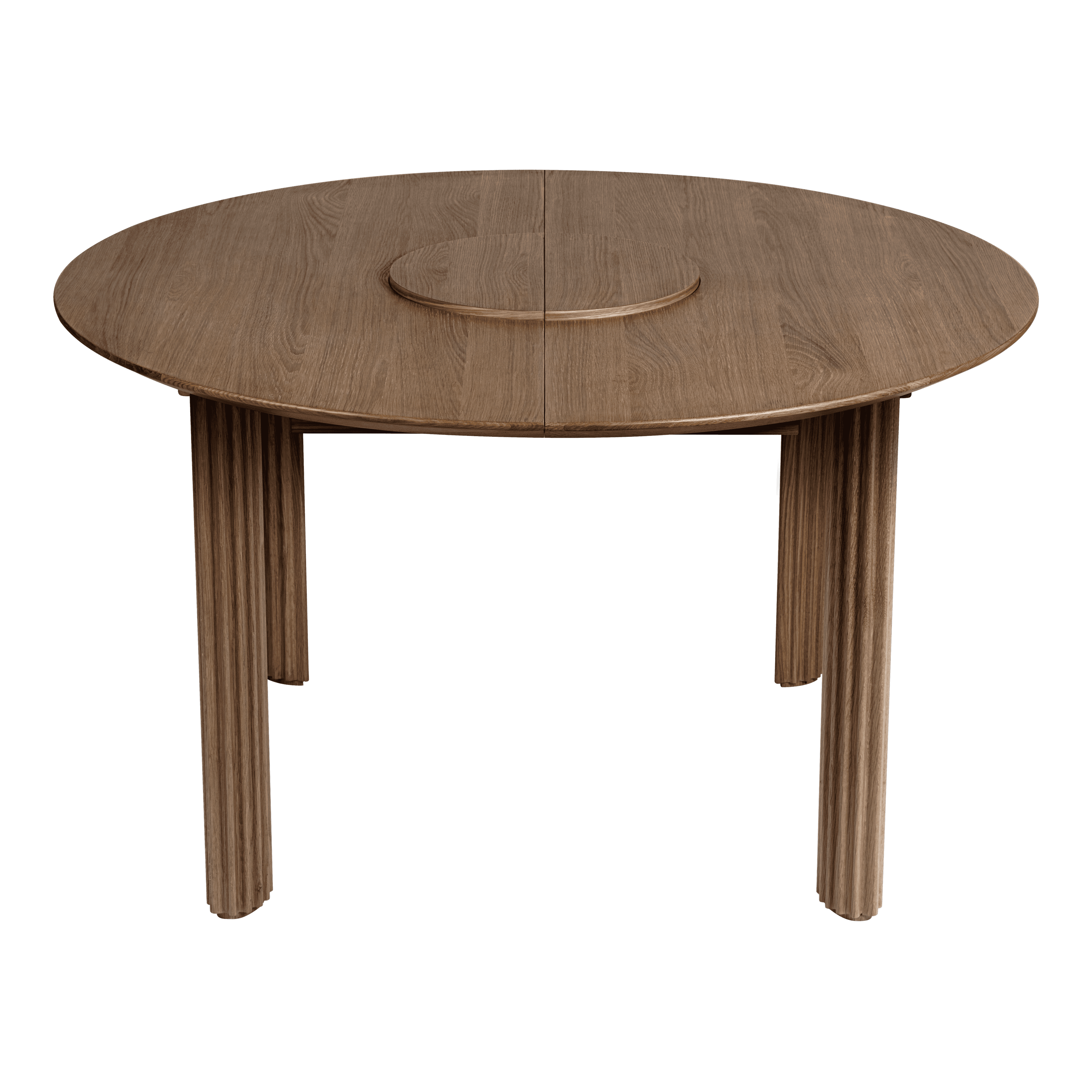 Stół rozkładany COMFORT CIRCLE WITH EXTENSION ciemny dąb UMAGE Eye on Design