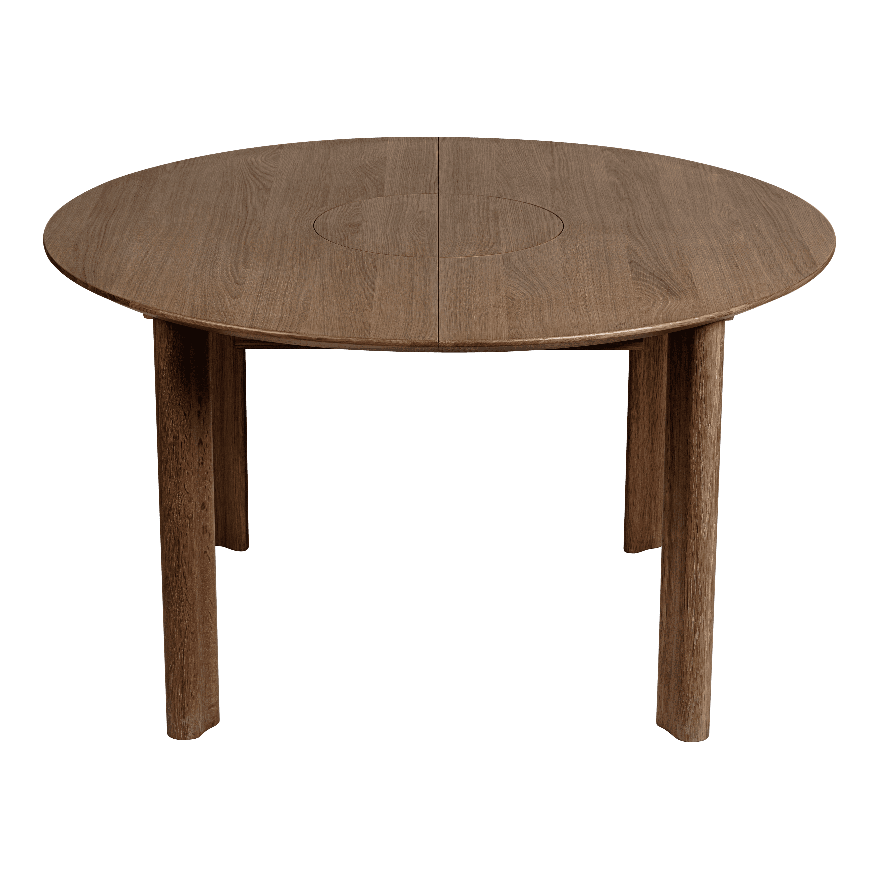 Stół rozkładany COMFORT CIRCLE WITH EXTENSION ciemny dąb UMAGE Eye on Design