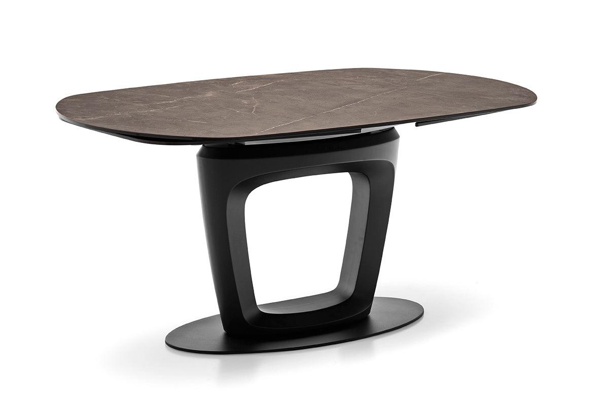 Stół rozkładany ORBITAL brązowa ceramika Calligaris Eye on Design