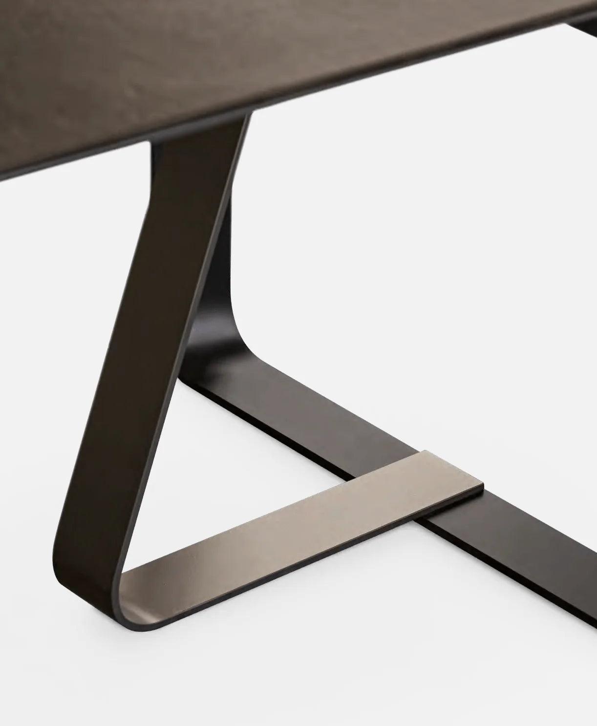 Stół rozkładany prostokątny SUNSHINE antracytowy marmur Calligaris Eye on Design