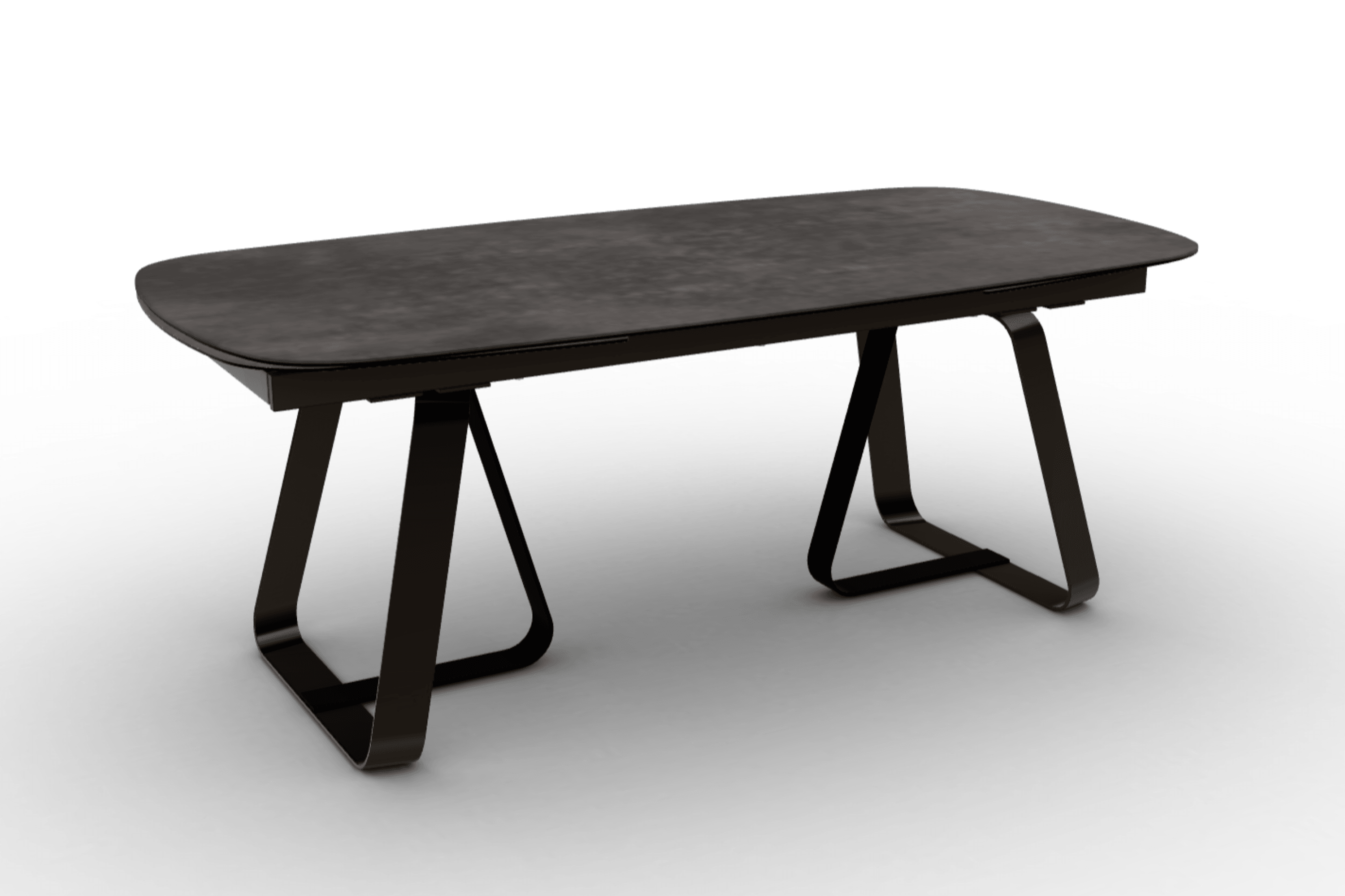 Stół rozkładany SUNSHINE ciemnoszary Calligaris matowy brąz matowa czerń Eye on Design