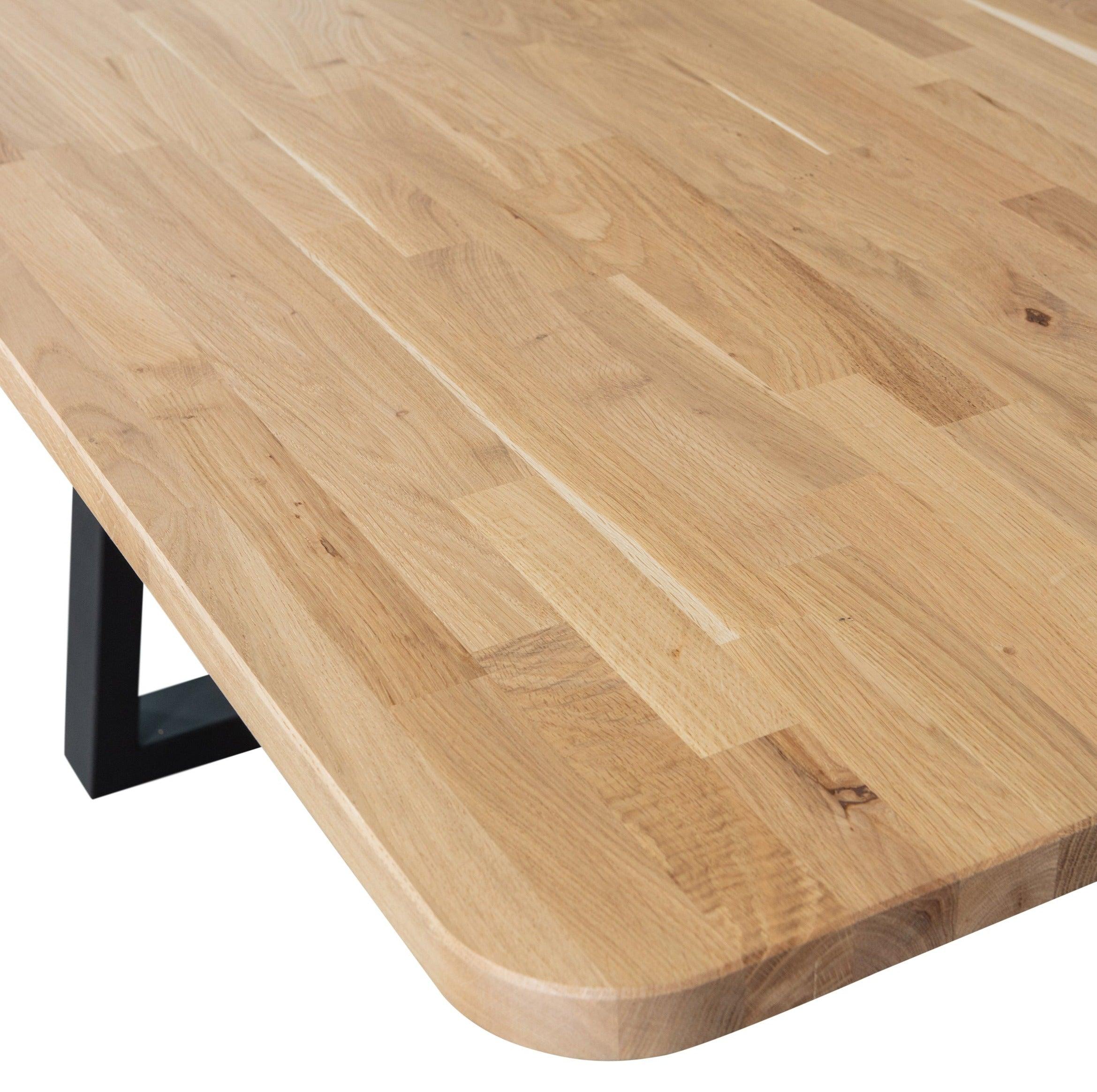 Stół TABLO DRENTHE dębowy blat Woood Eye on Design
