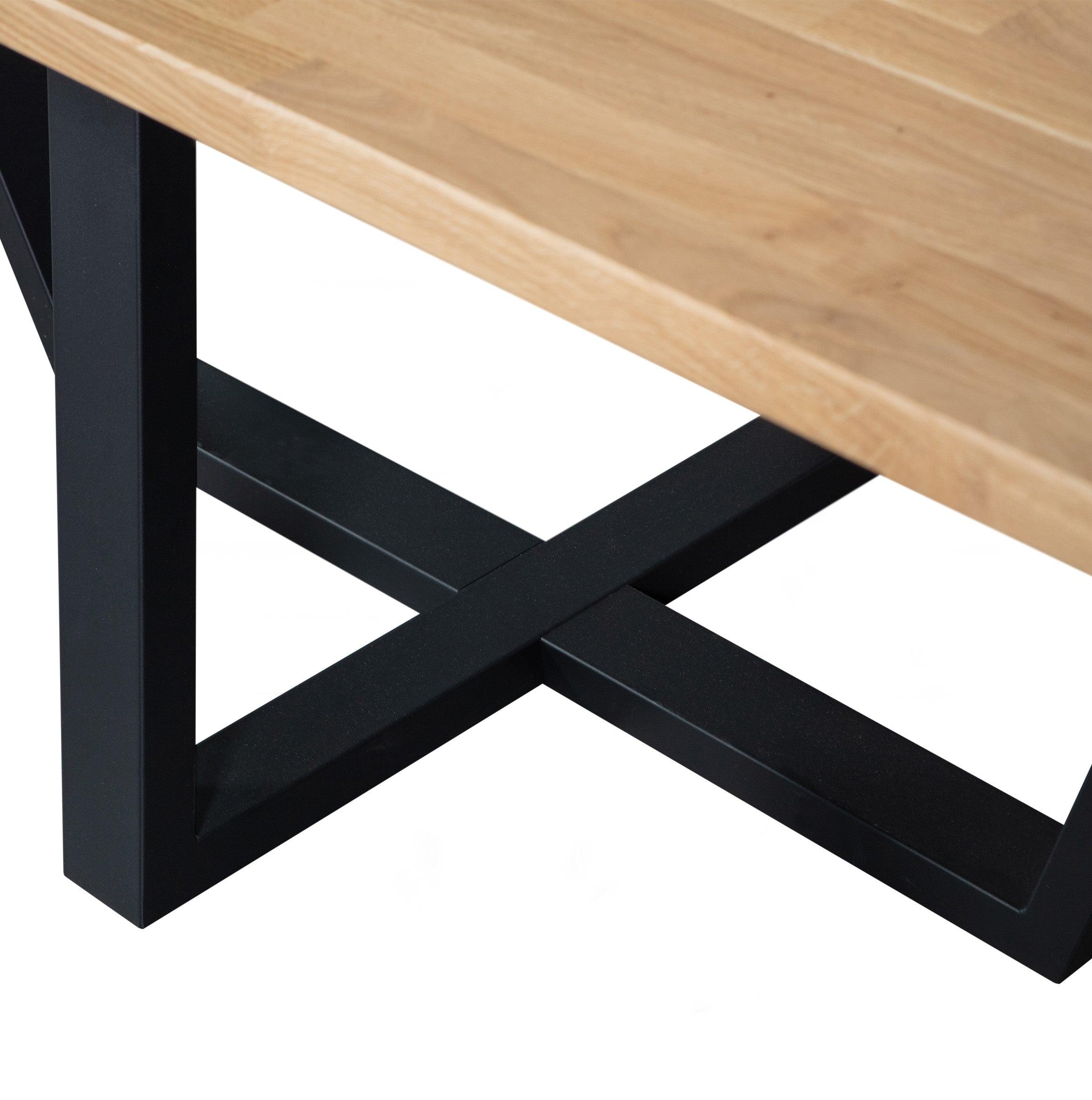 Stół TABLO DRENTHE dębowy blat Woood Eye on Design