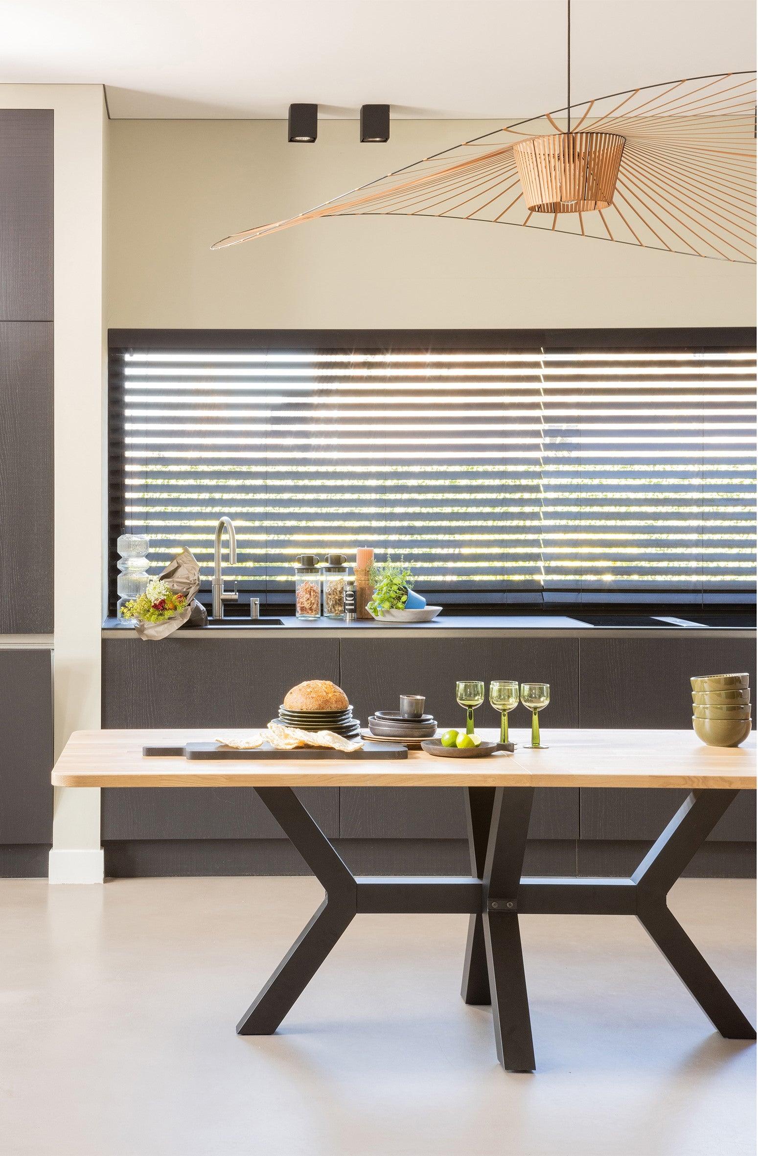 Stół TABLO ZEELAND dębowy blat Woood Eye on Design