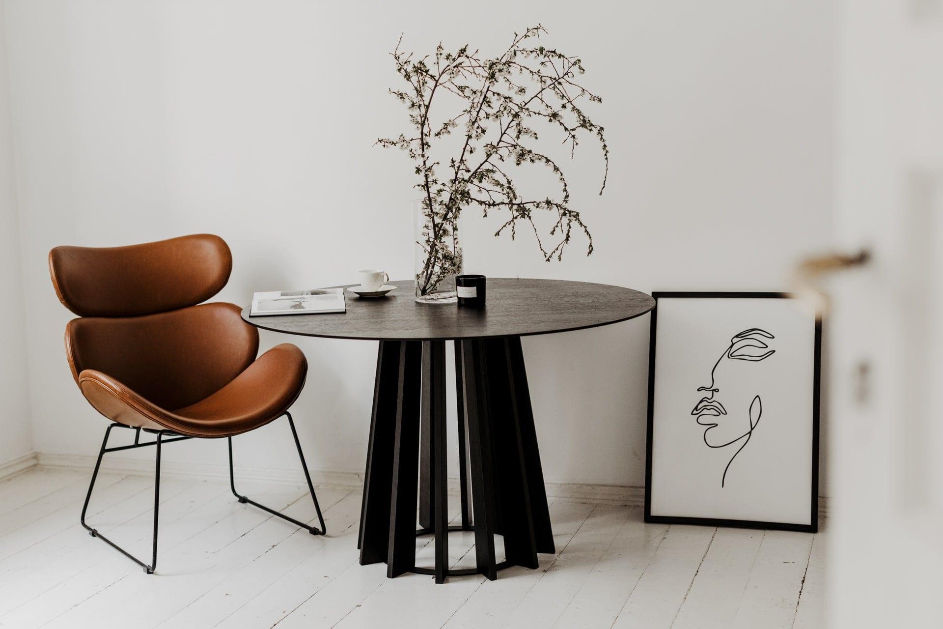 Stół TAVLE czarny dąb Nordifra Eye on Design