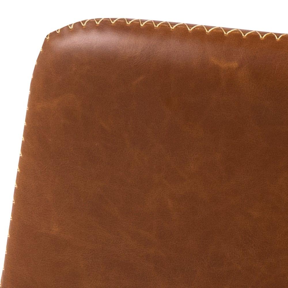 Stołek barowy ALVA brandy ekoskóra Home Essentials Eye on Design