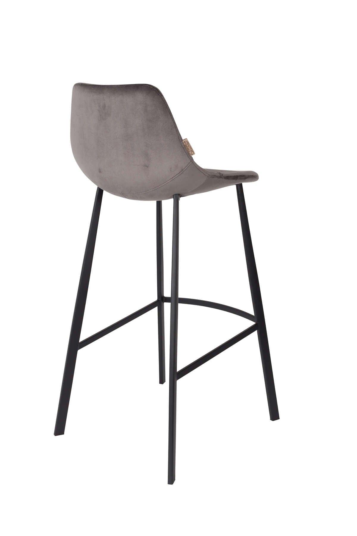 Stołek barowy FRANKY 80 szary Dutchbone Eye on Design