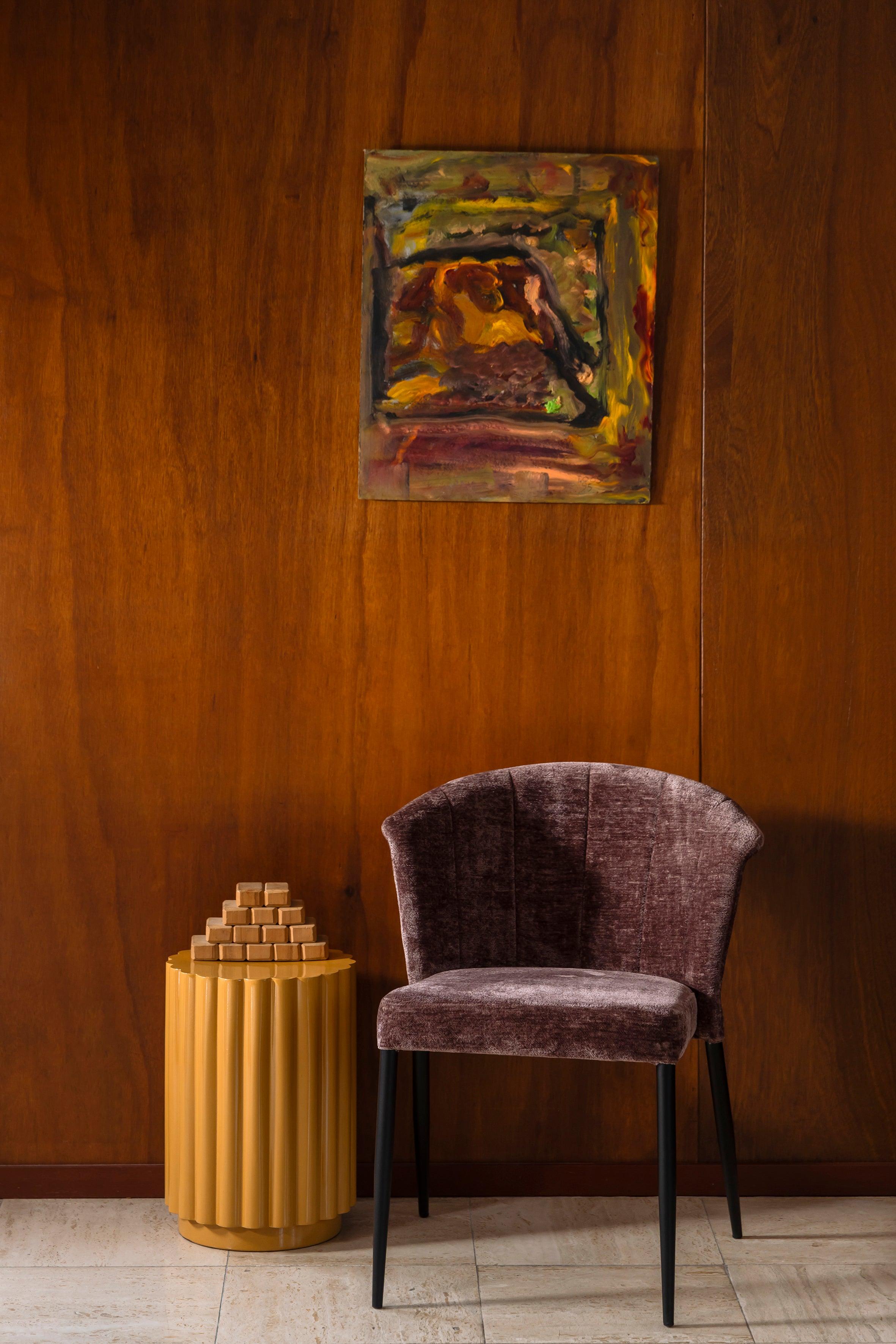Camila Stool Ochre Dutchbone Eye on Design