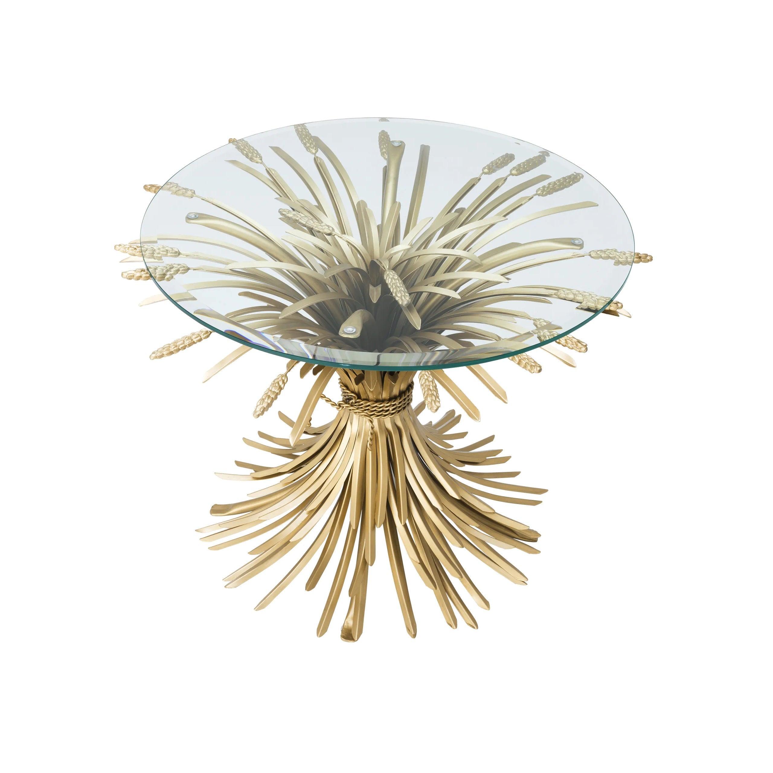 Stolik boczny BONHEUR złoty Eichholtz 80 cm Eye on Design