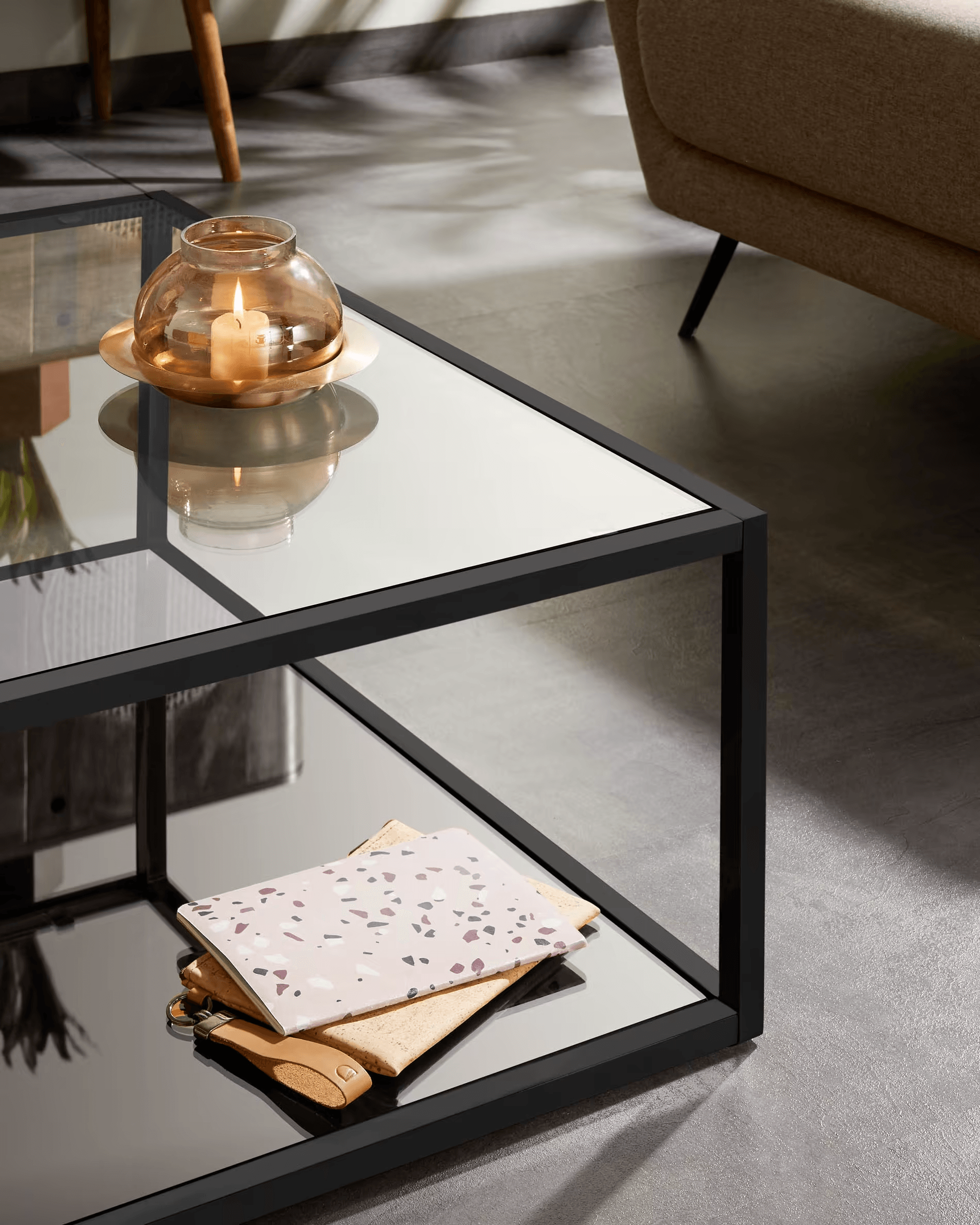 Stolik kawowy BLACKHILL czarny La Forma Eye on Design
