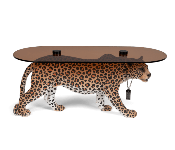 Stolik kawowy DOPE AS HELL panterka Bold Monkey Eye on Design