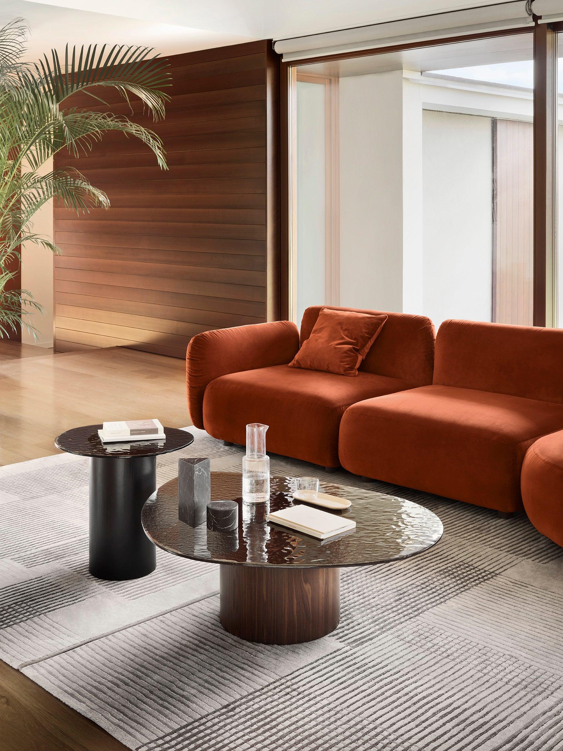Stolik kawowy MUSHROOM ciemnobrązowa podstawa Calligaris Eye on Design