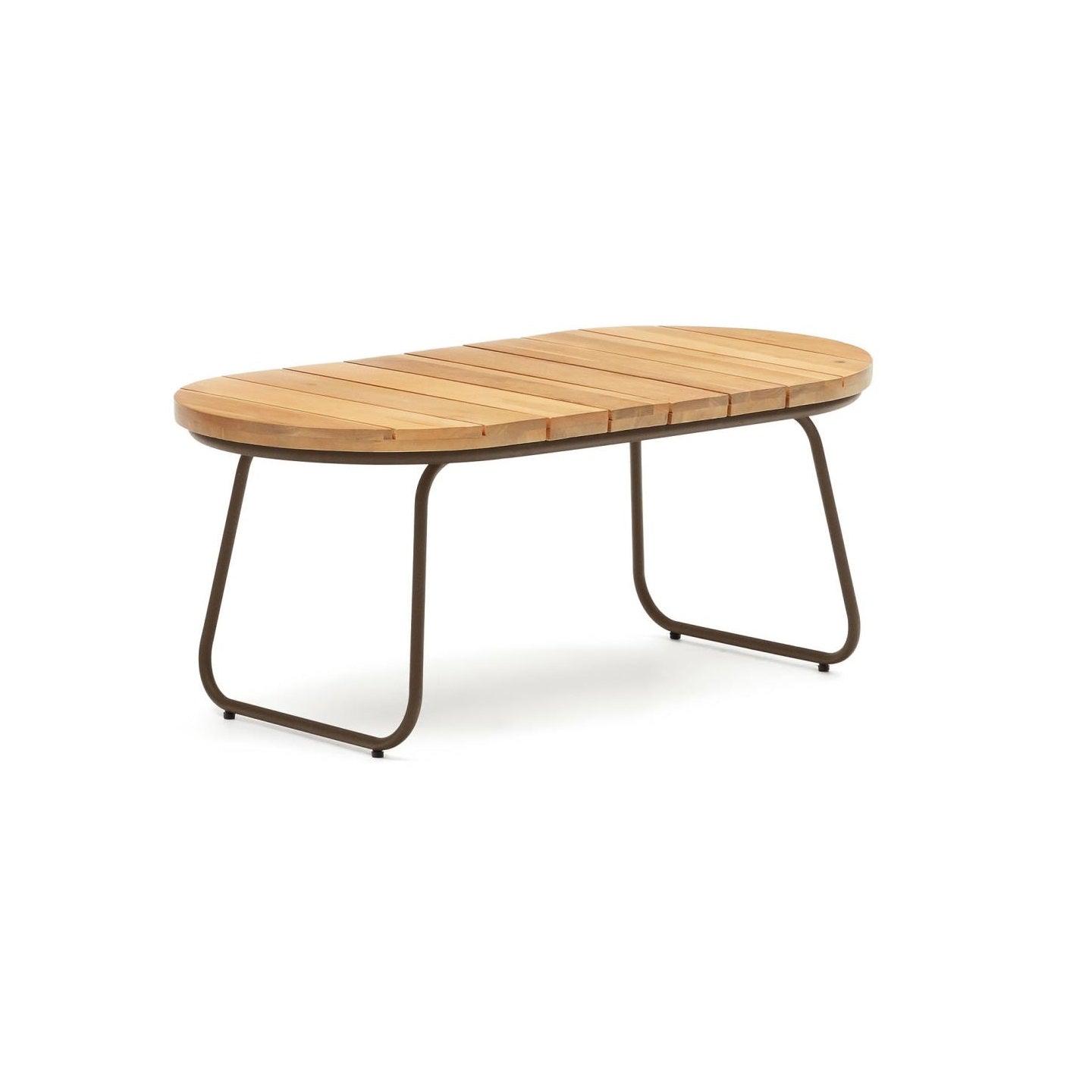 Stolik kawowy ogrodowy SALGUER drewno akacjowe La Forma Eye on Design