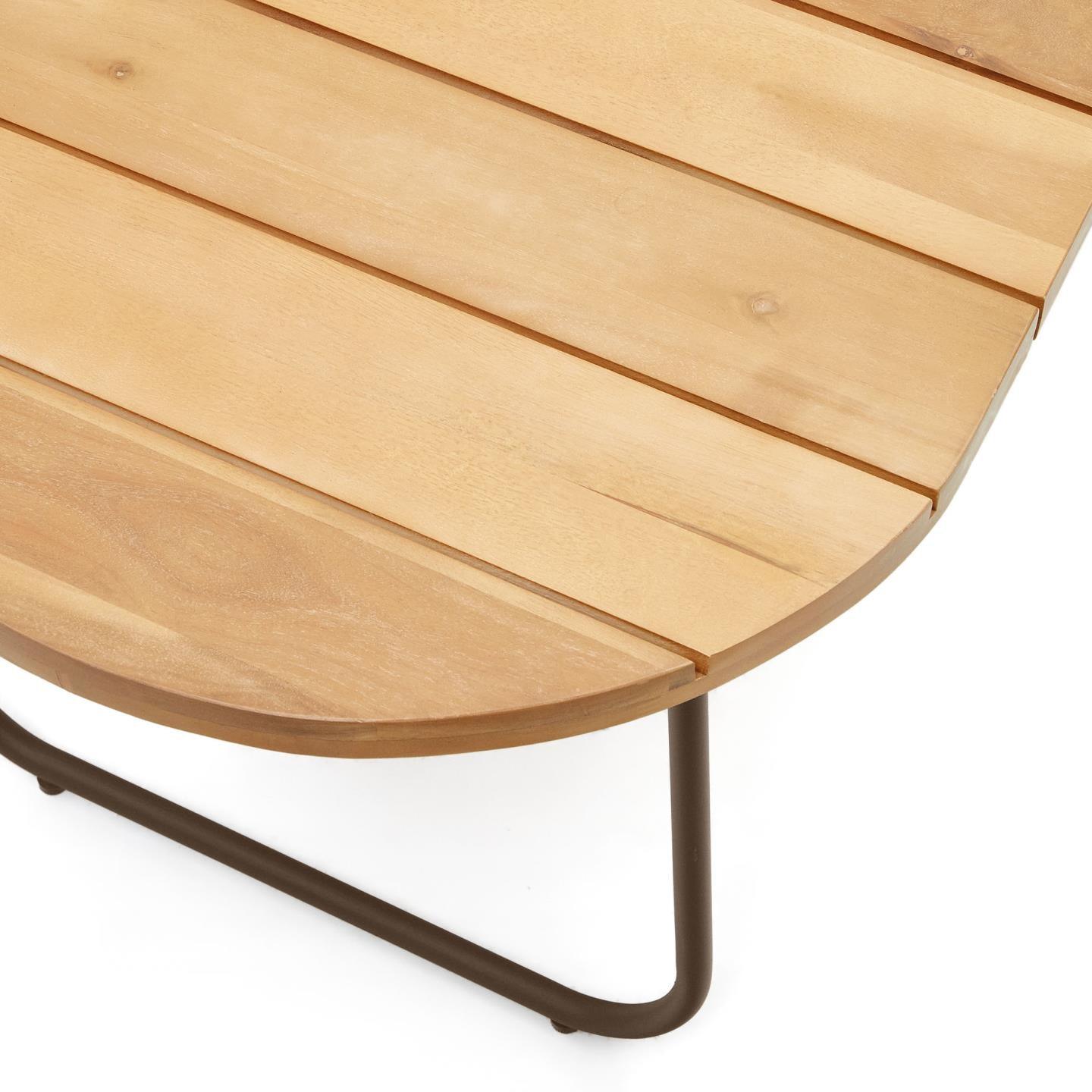 Stolik kawowy ogrodowy SALGUER drewno akacjowe La Forma Eye on Design