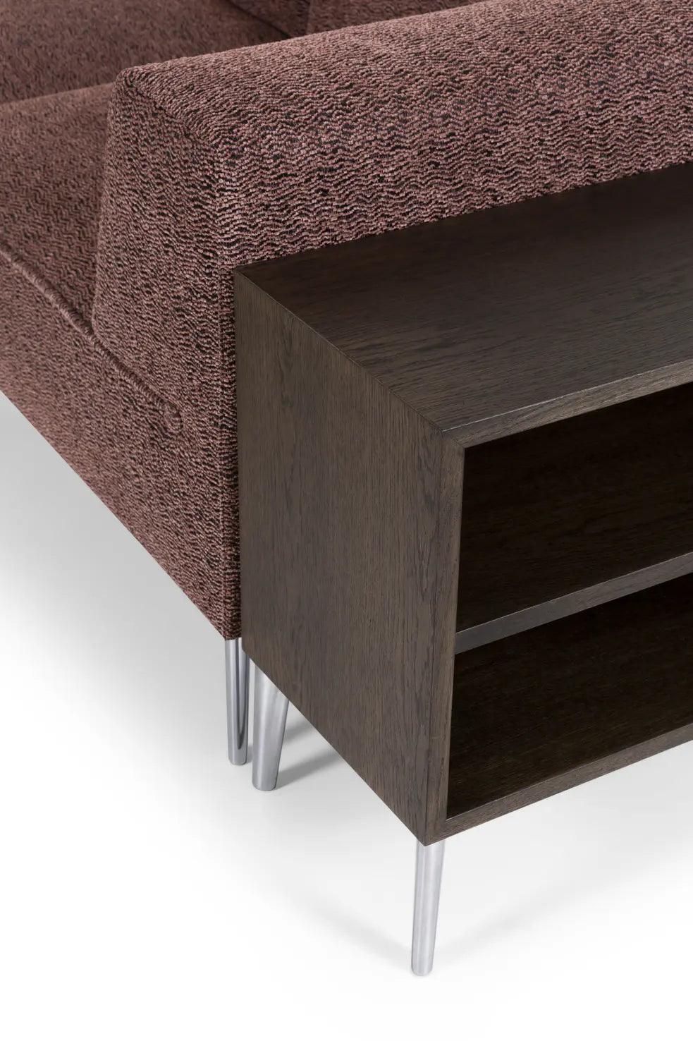 Stolik SOFA SO GOOD SHELF fornir dębowy Moooi Eye on Design