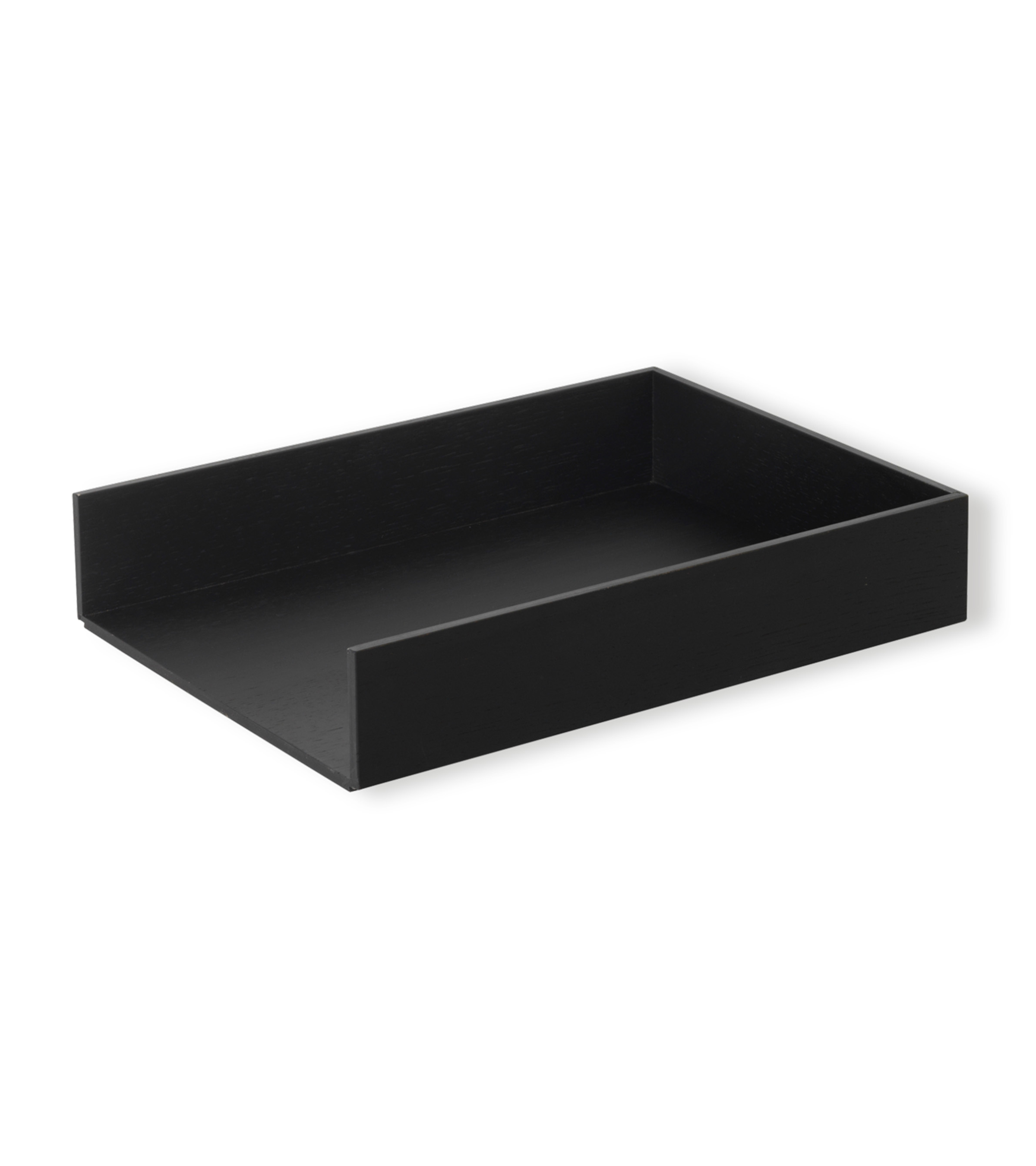 Black Ash Veneer Letter Tray