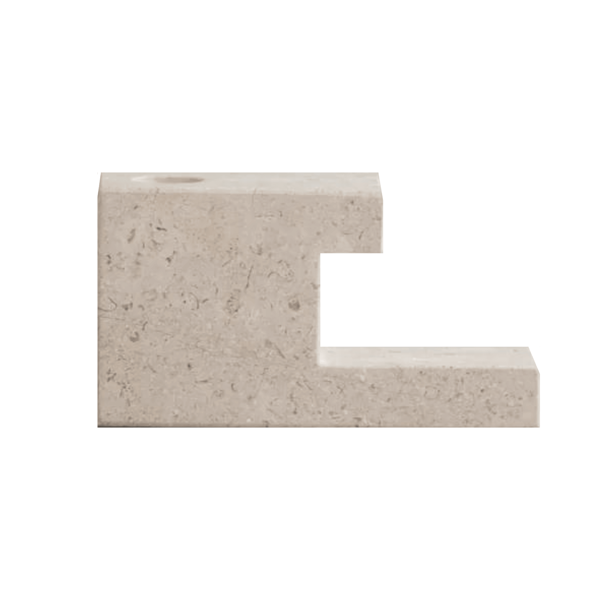 Świecznik BRICK LOW wapień 101 Copenhagen Eye on Design