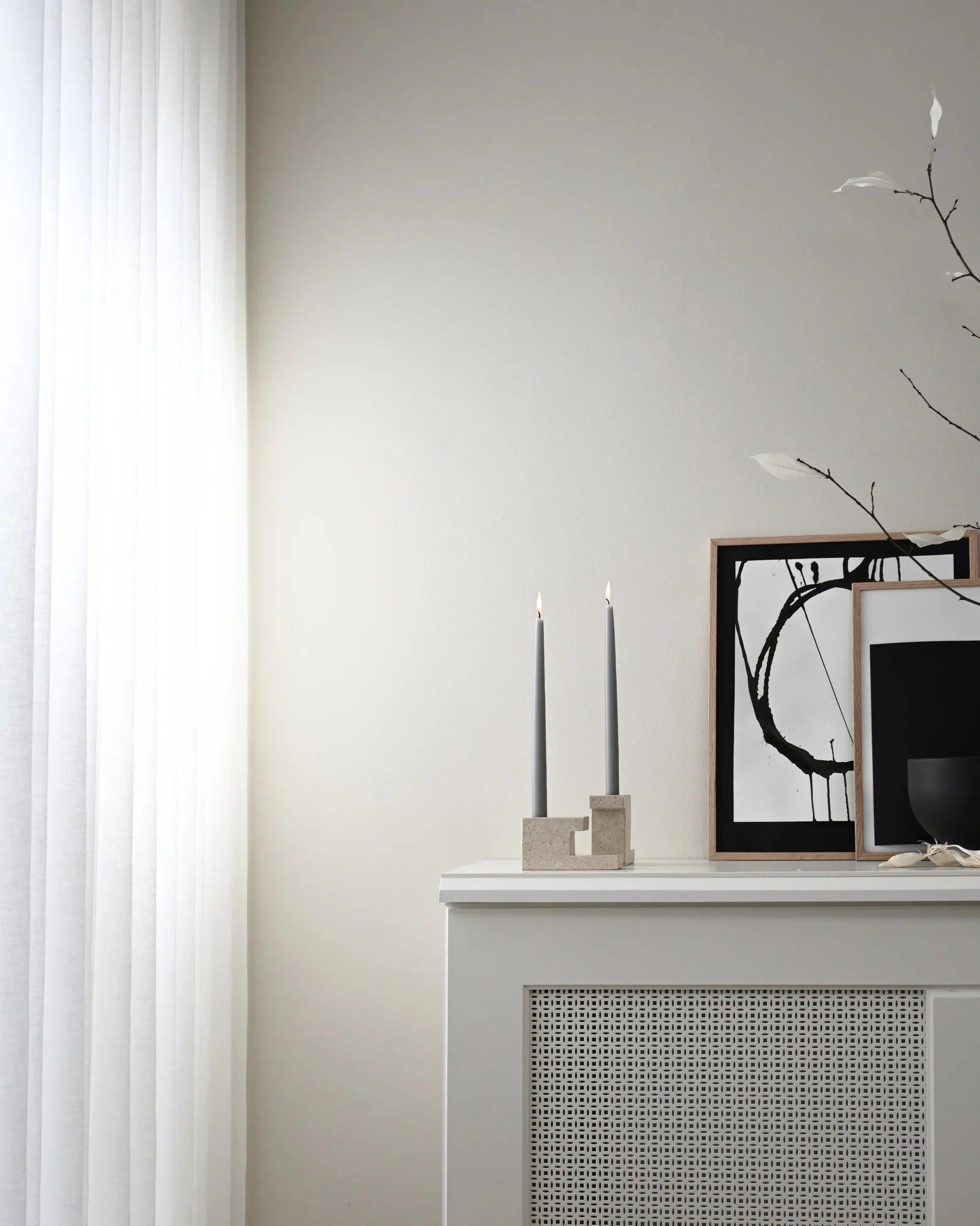 Świecznik BRICK TALL wapień 101 Copenhagen Eye on Design