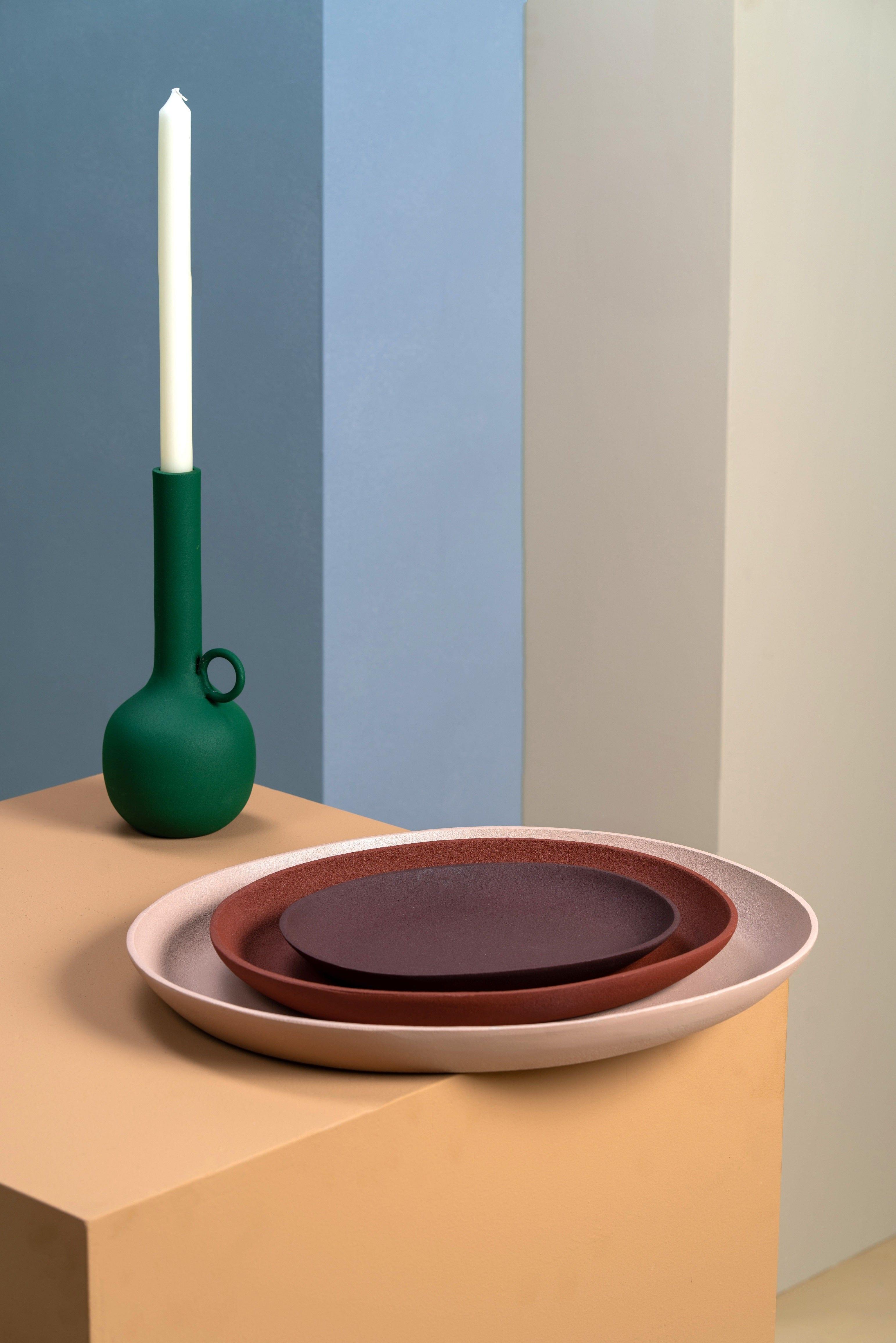 Świecznik SPARTAN OVAL zielony Pols Potten Eye on Design