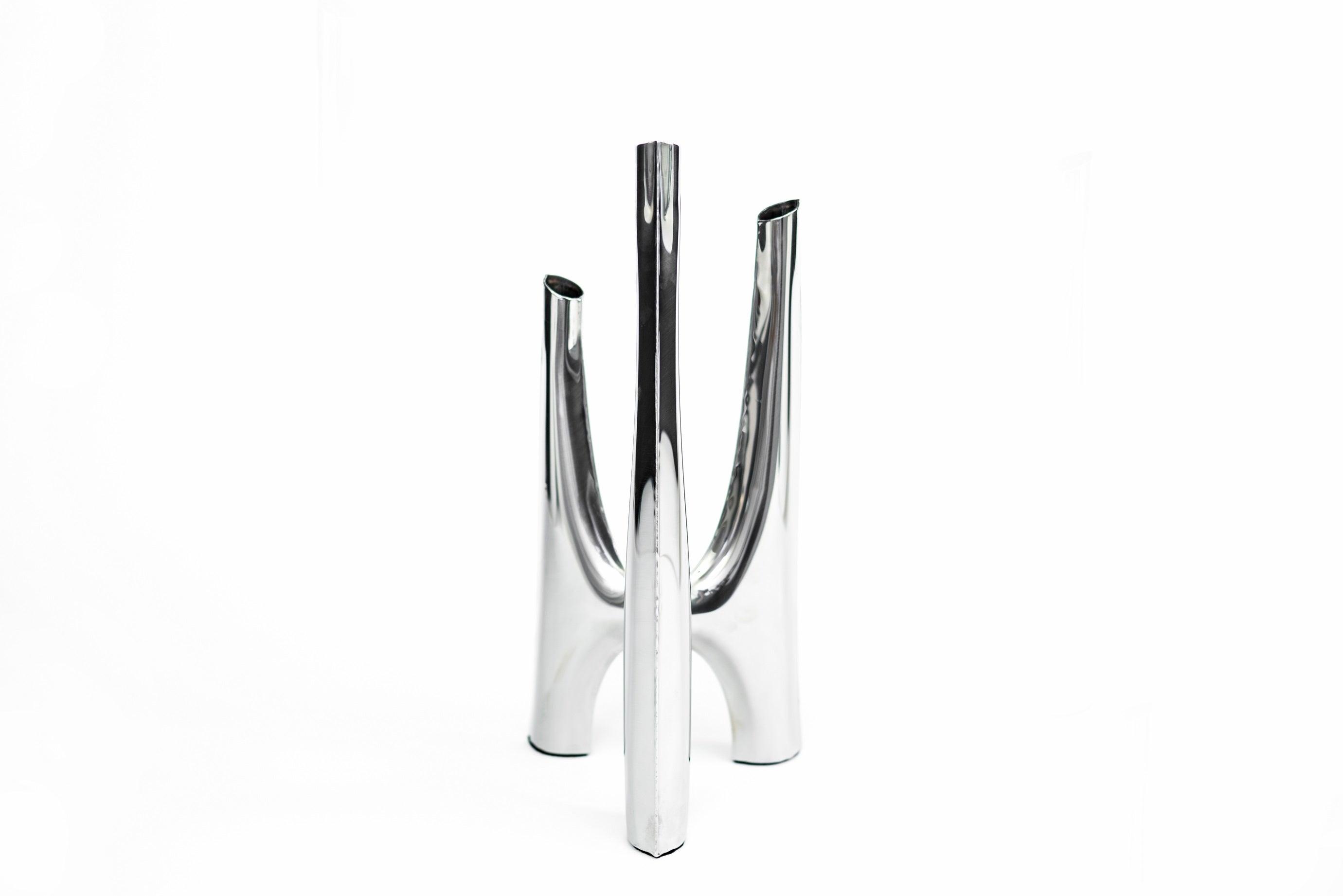 Świecznik TRIGLAV inox Zieta Studio Eye on Design