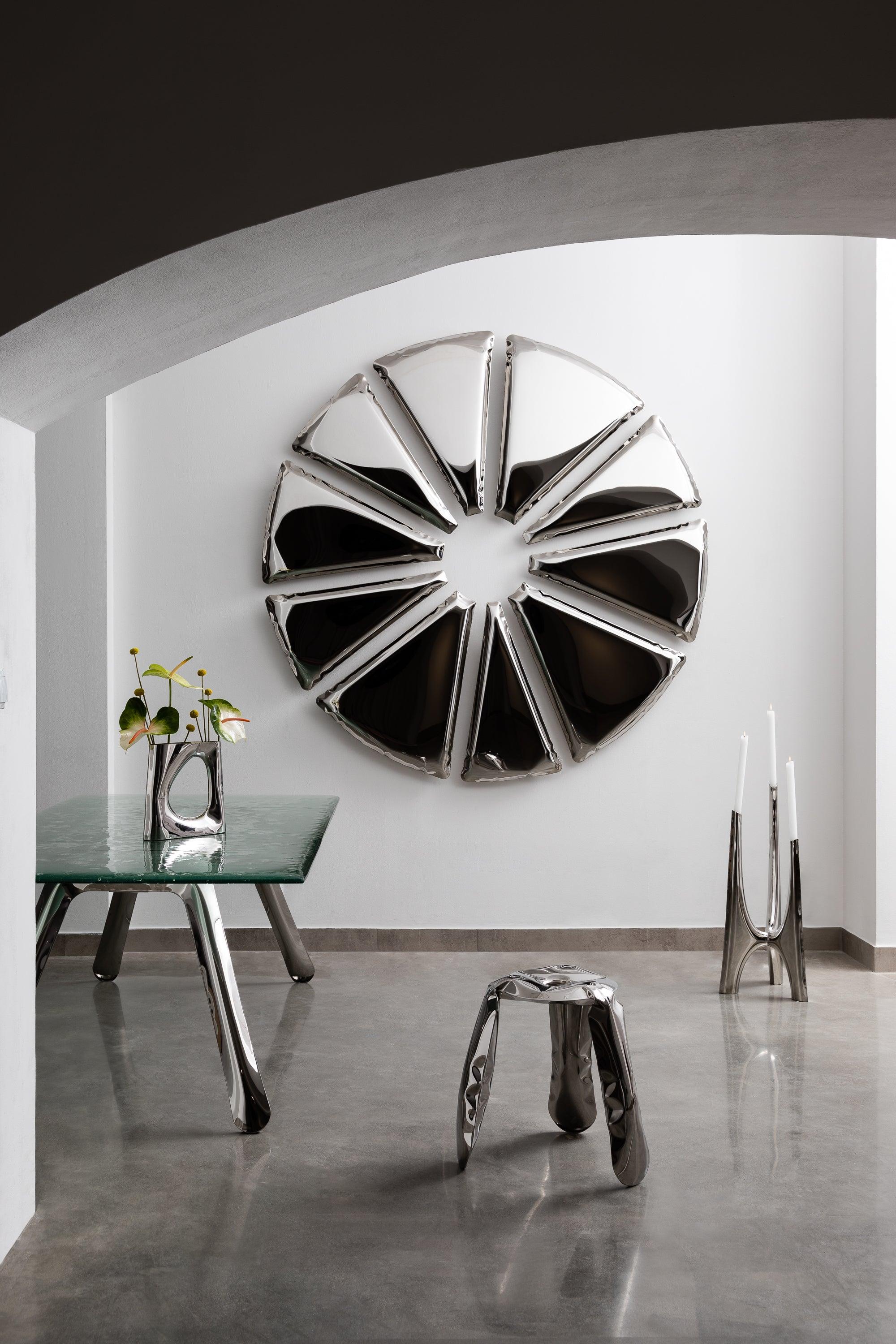 Świecznik TRIGLAV inox Zieta Studio Eye on Design