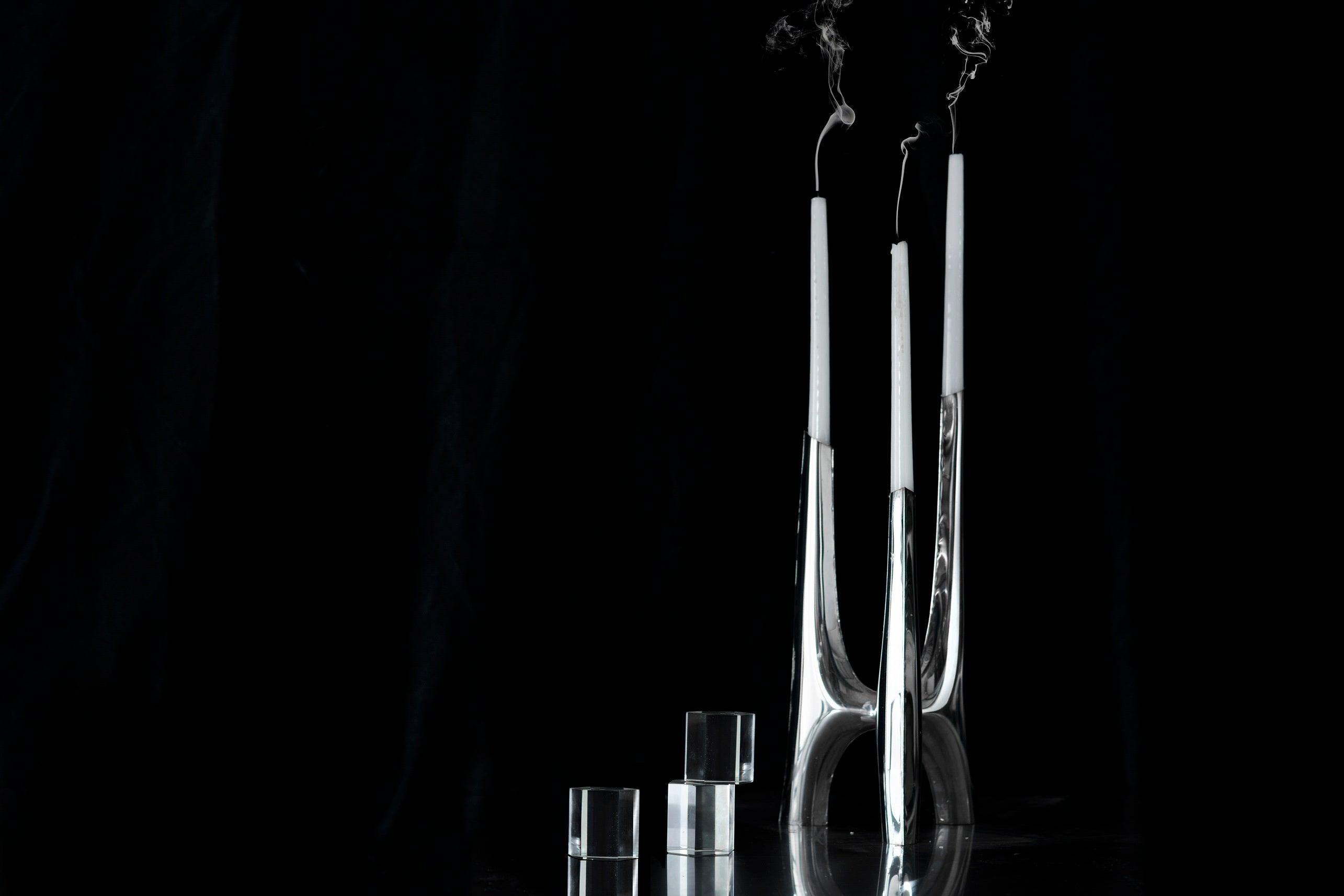 Świecznik TRIGLAV inox Zieta Studio Eye on Design