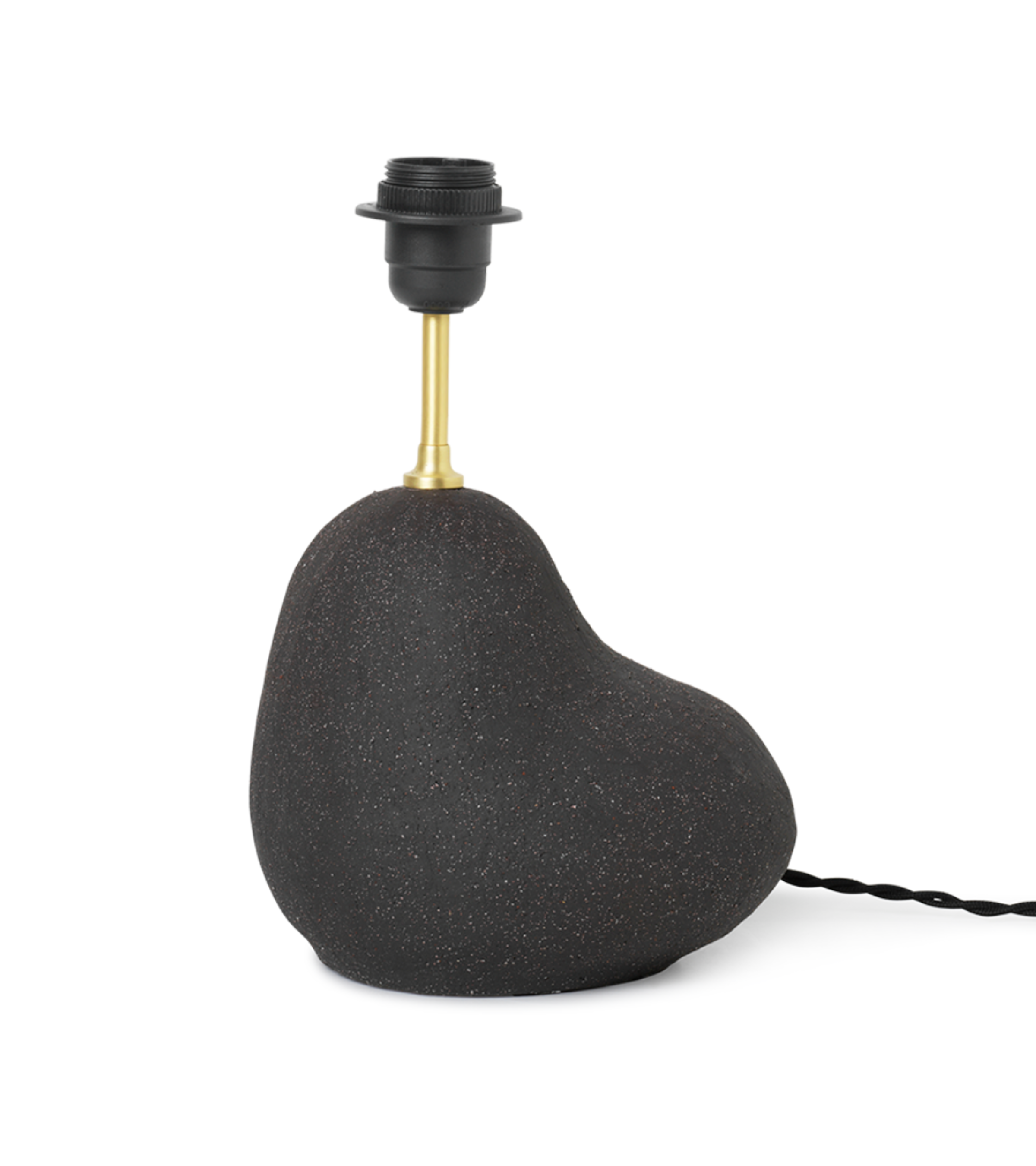 HEBE dark gray bedside lamp base