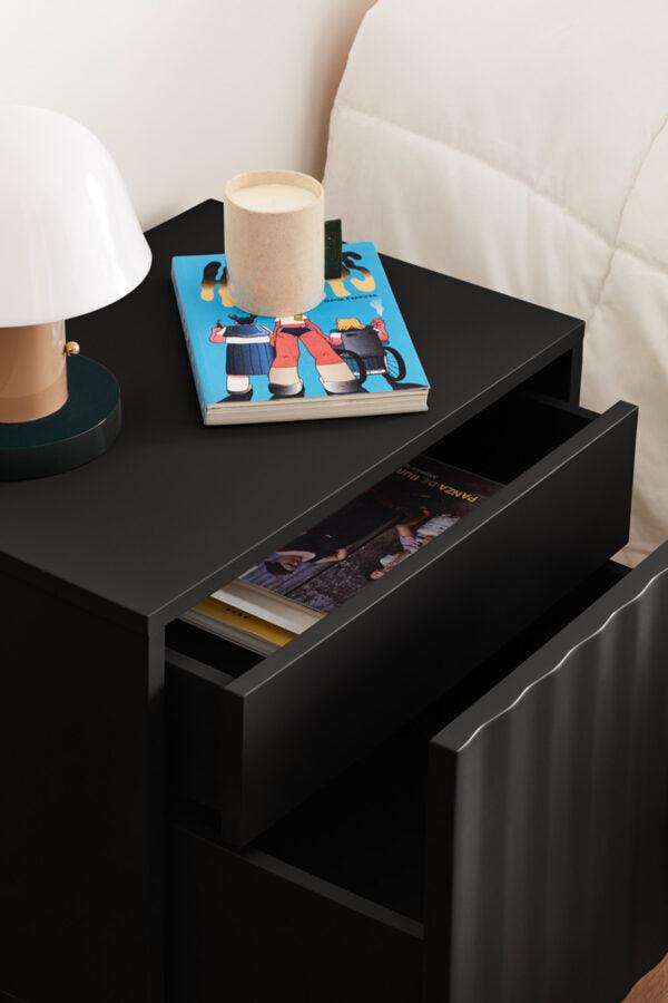 Szafka nocna SIERRA czarny Teulat Eye on Design