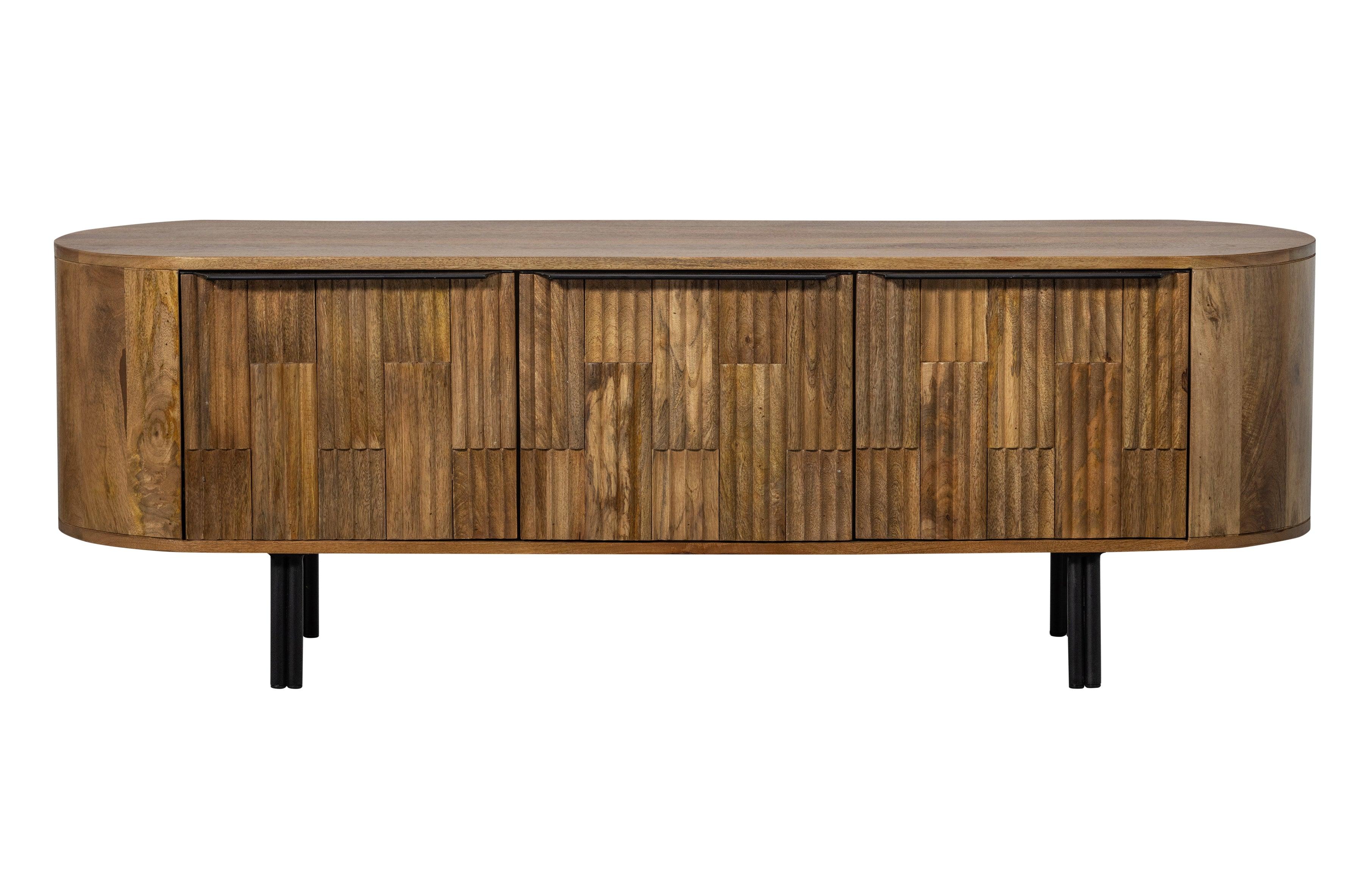 Szafka RTV EFFORTLESS drewno mango Be Pure Eye on Design