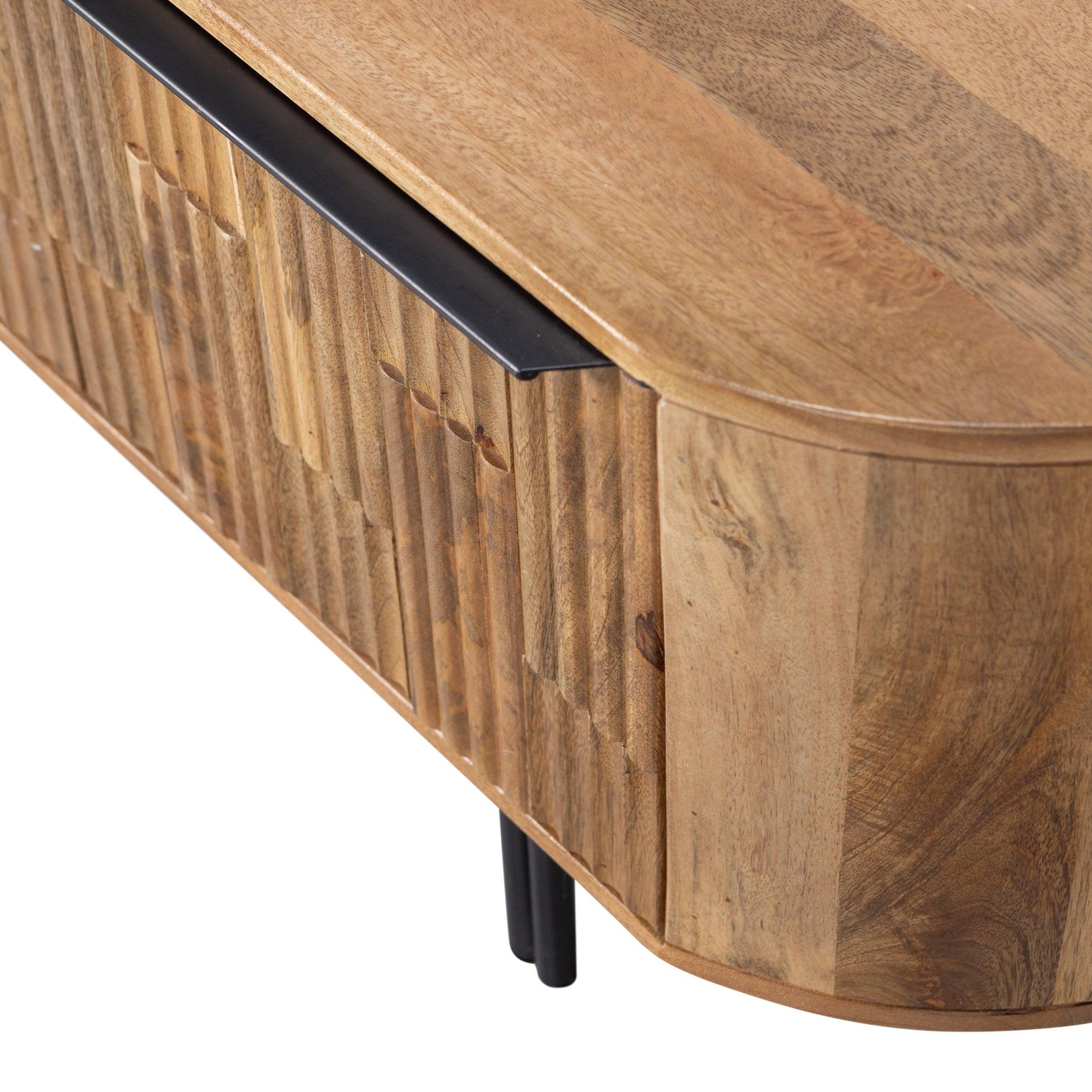 Szafka RTV EFFORTLESS drewno mango Be Pure Eye on Design