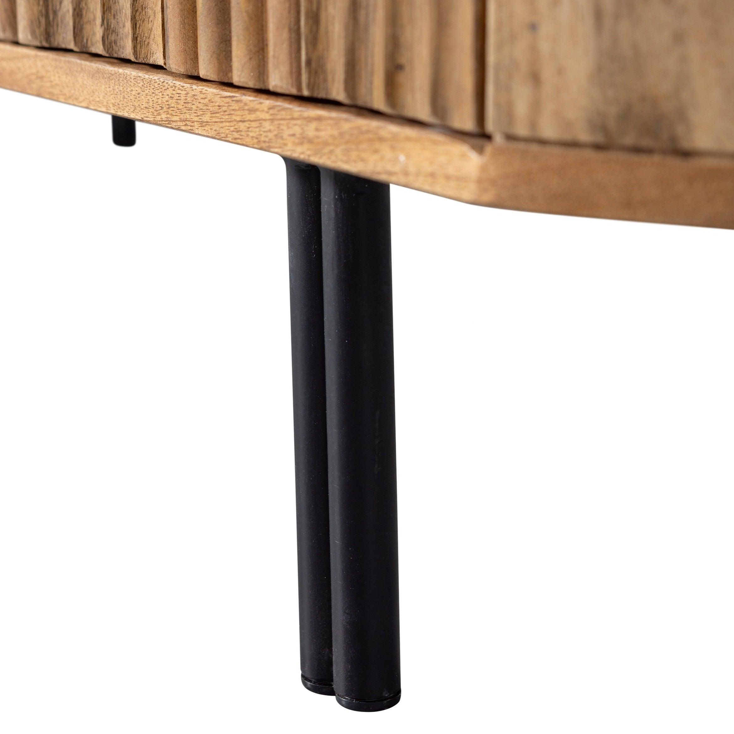 Szafka RTV EFFORTLESS drewno mango Be Pure Eye on Design