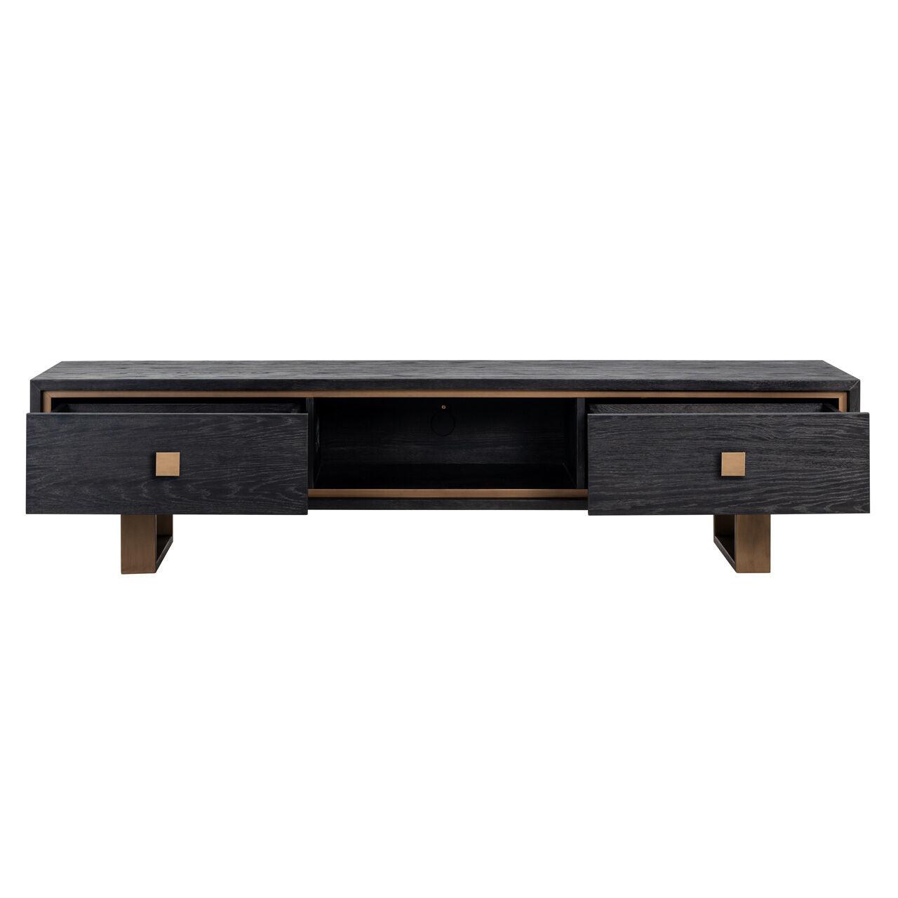 Szafka RTV HUNTER mosiądz Richmond Interiors Eye on Design